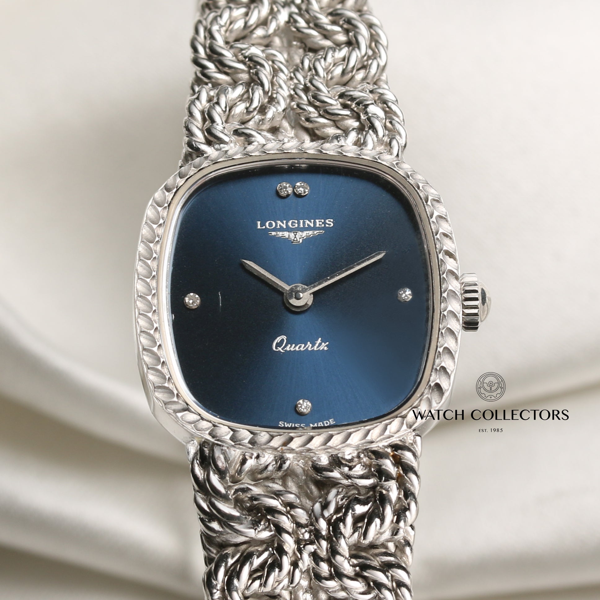 Longiness 18K White Gold Second Hand Watch Collectors 2