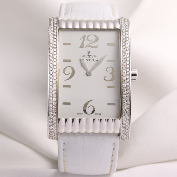 Montega 18k White Gold Diamond Second Hand Watch Collectors 1