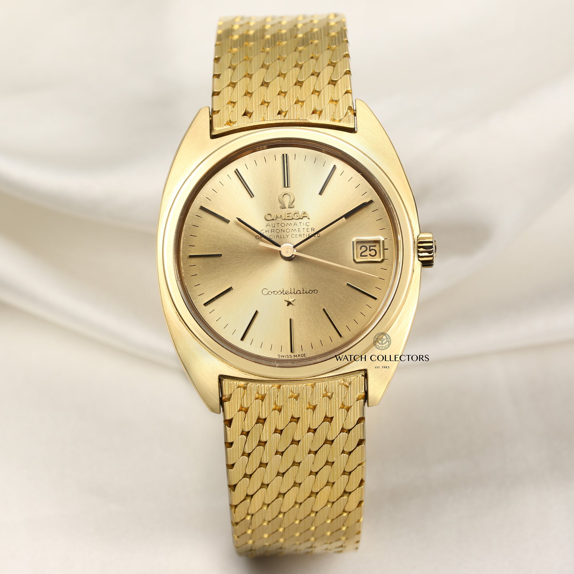 Omega Constellation Automatic 18k Yellow Gold