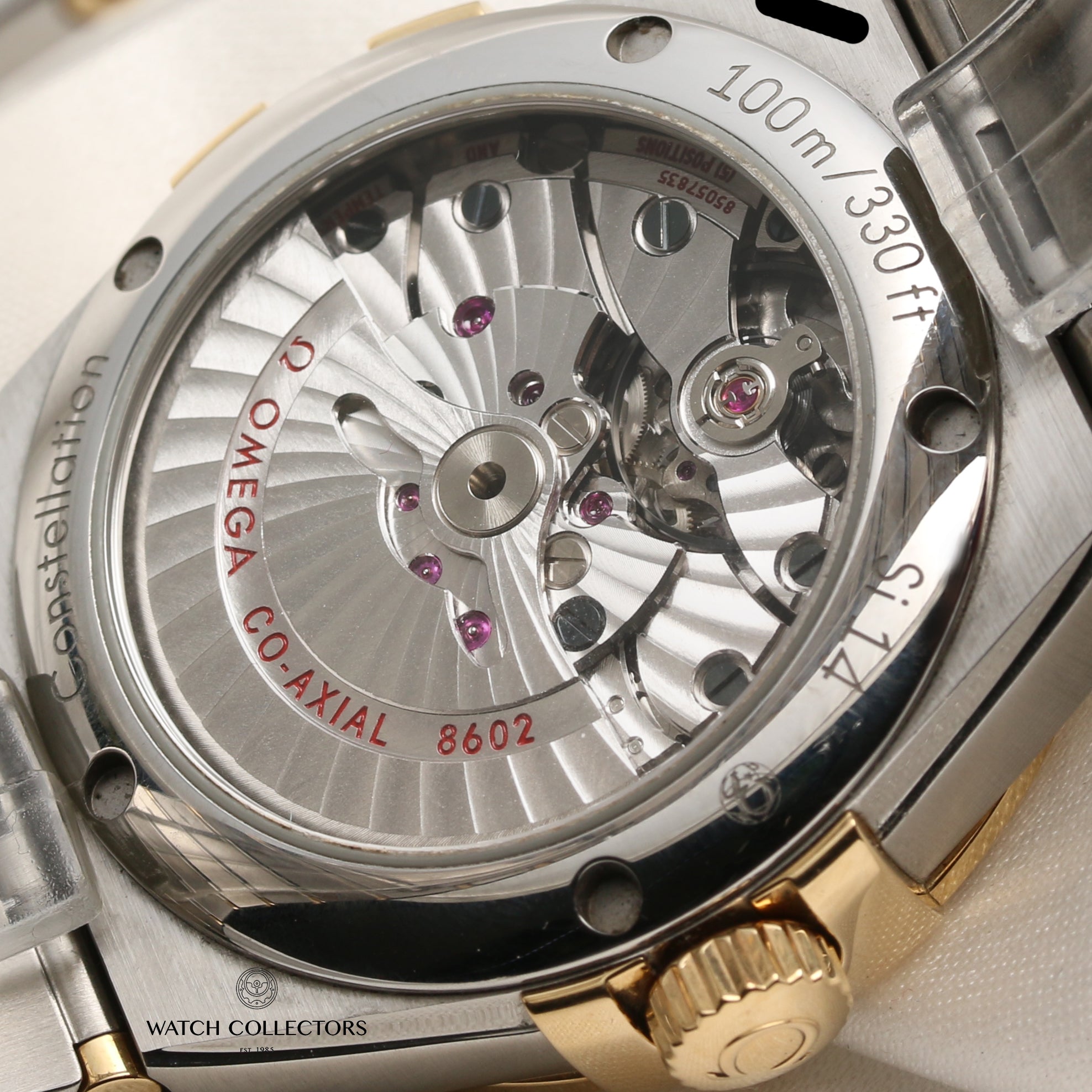 Omega Constellation Steel & Gold Second Hand Watch Collectors 8
