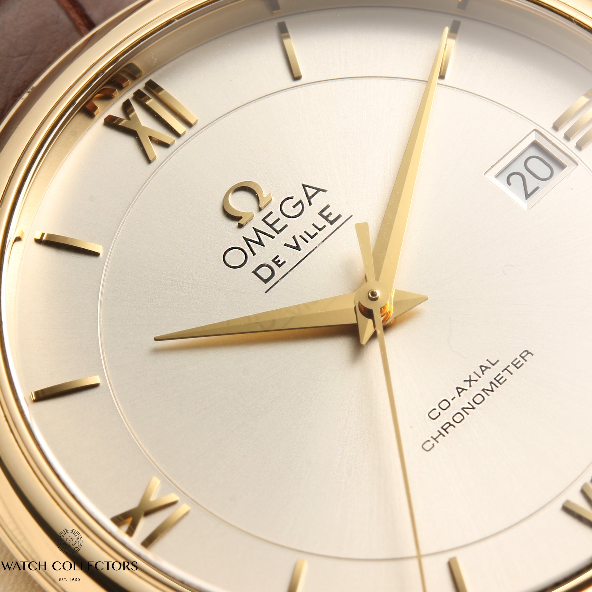 Omega De ville Co-Axial 18K Yellow Gold Second Hand Watch Collectors 5