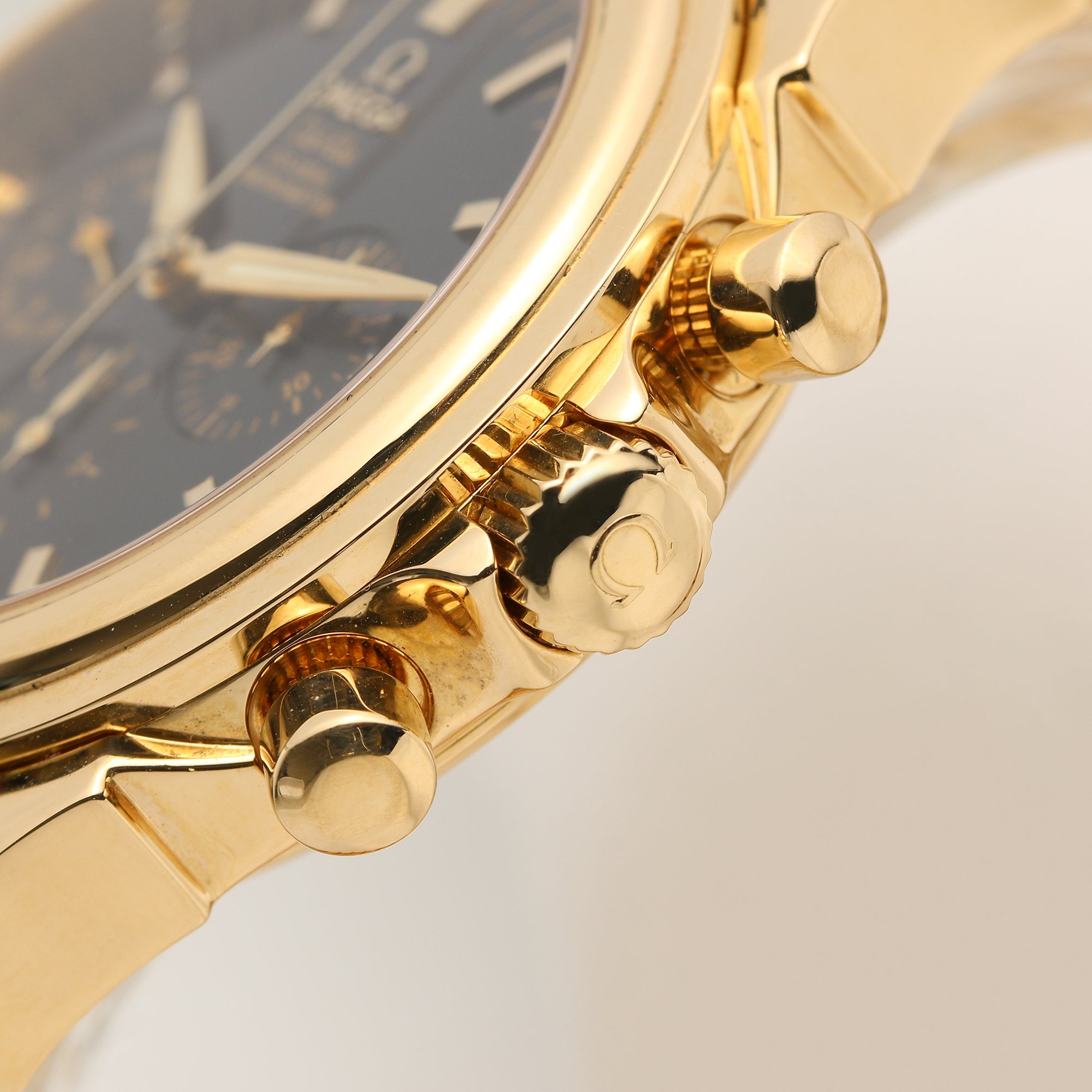 Omega DeVille Co-Axial Chronometer 18K Yellow Gold Second Hand Watch Collectors 5