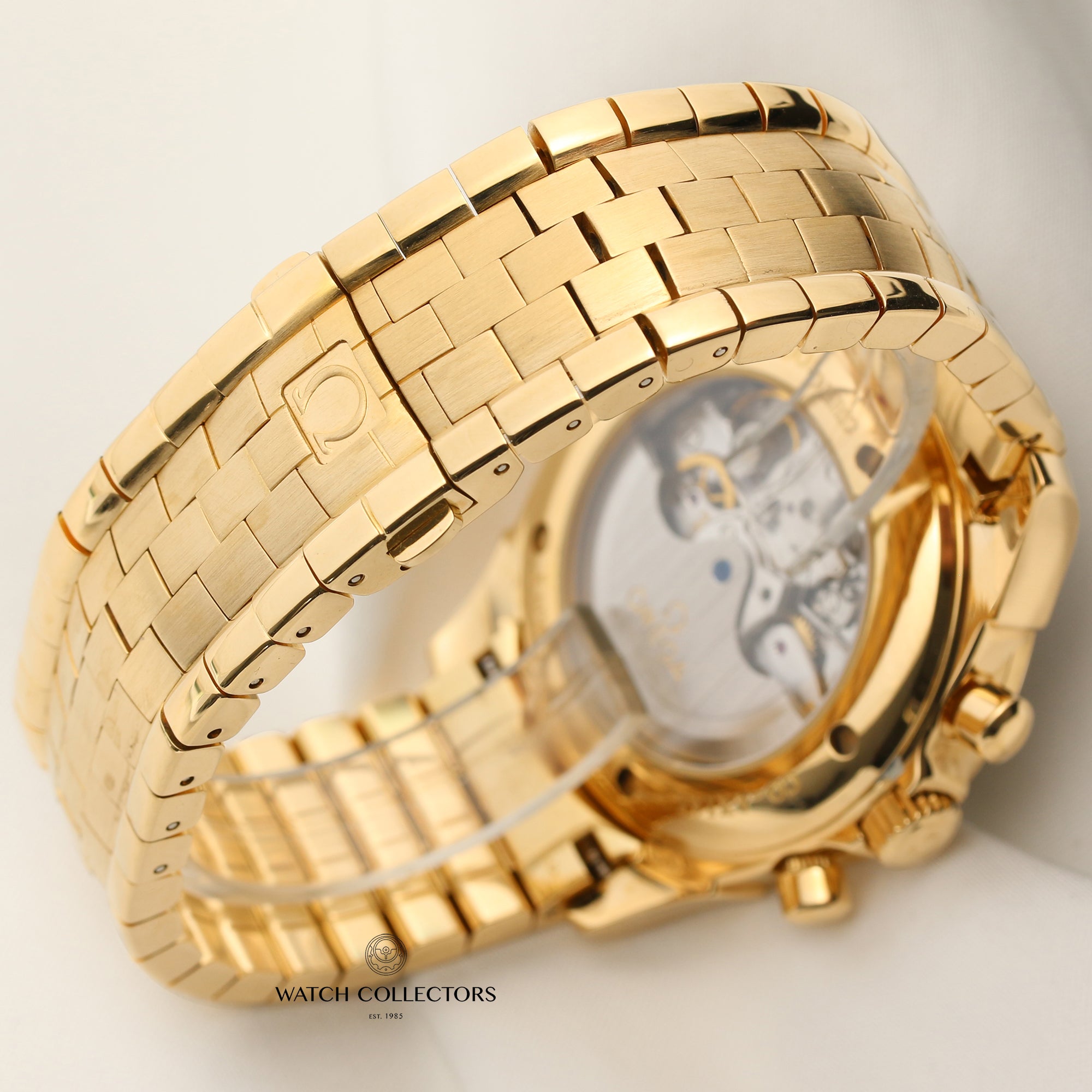 Omega DeVille Co-Axial Chronometer 18K Yellow Gold Second Hand Watch Collectors 7