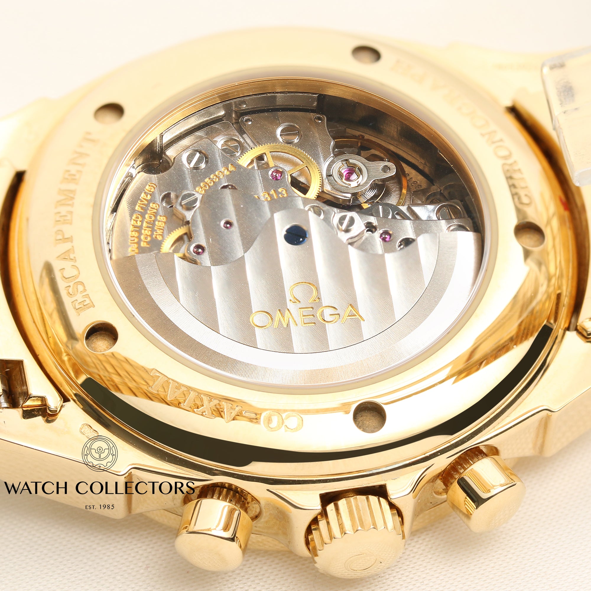 Omega DeVille Co-Axial Chronometer 18K Yellow Gold Second Hand Watch Collectors 8