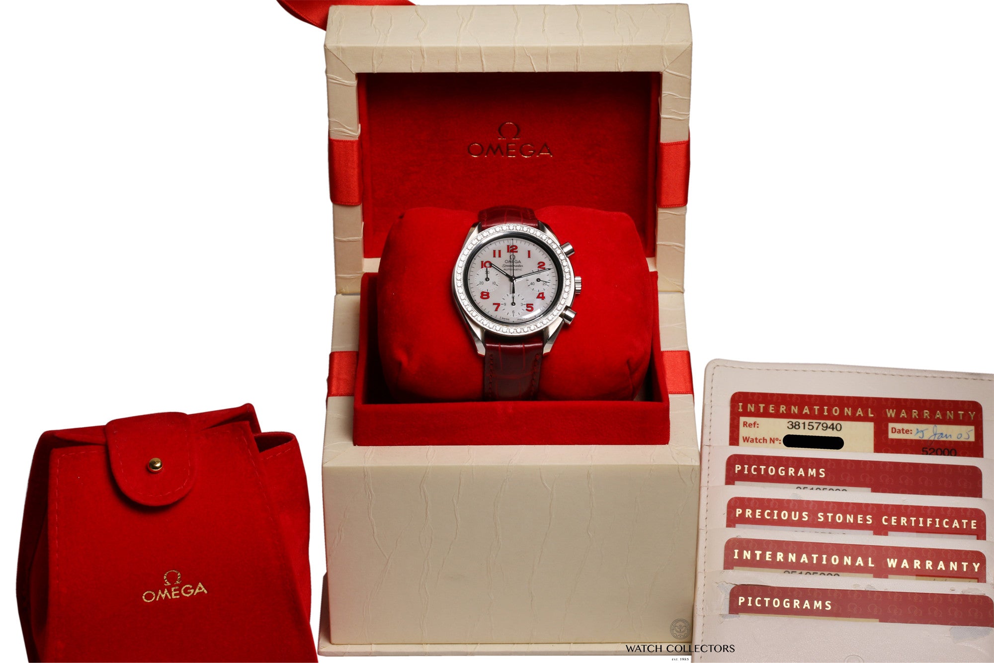 Omega-Speedmaster-Chronograph-38157940-Stainless-Steel-MOP-Dial-Diamond-Bezel-Second-Hand-Watch-Collectors-8