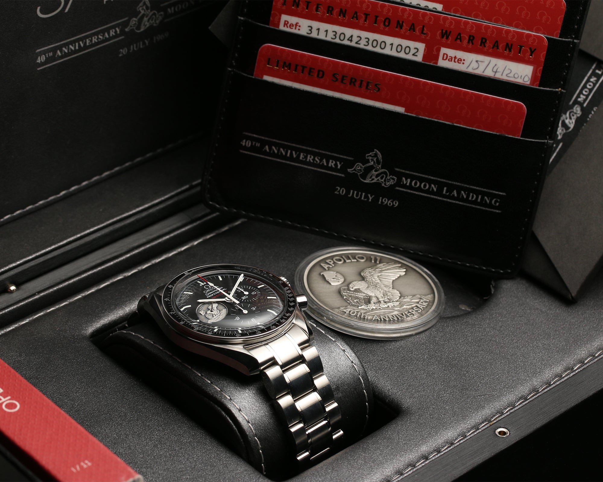 Omega Speedmaster GMT Apollo Stainless Steel Second Hand Watch Collectors 10