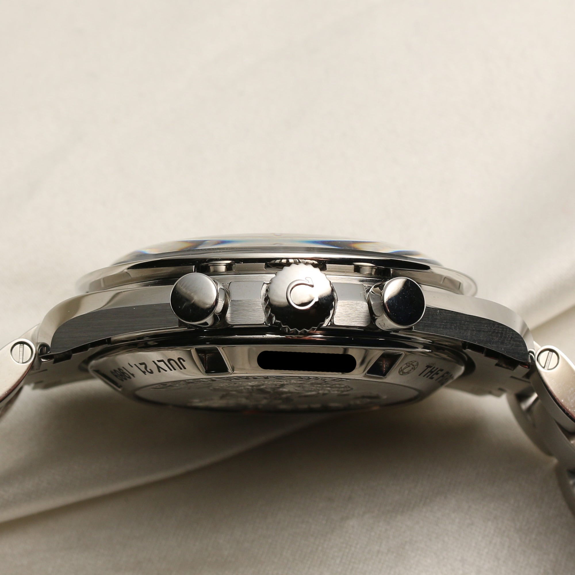 Omega Speedmaster GMT Apollo Stainless Steel Second Hand Watch Collectors 5