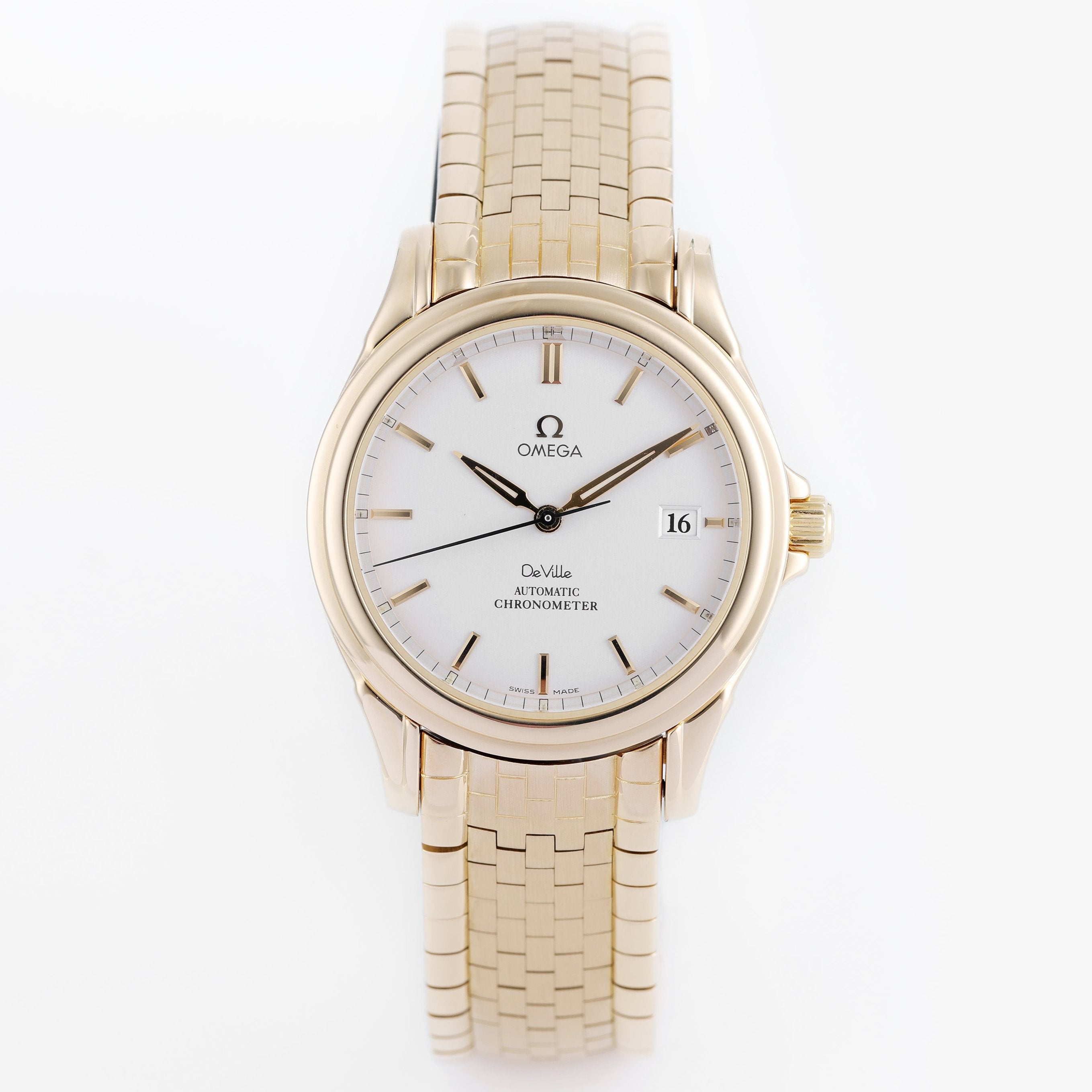 Omega De Ville Chronomètre Co-Axial | REF. 41313000 | 18k Yellow Gold | Box & Papers | 2002