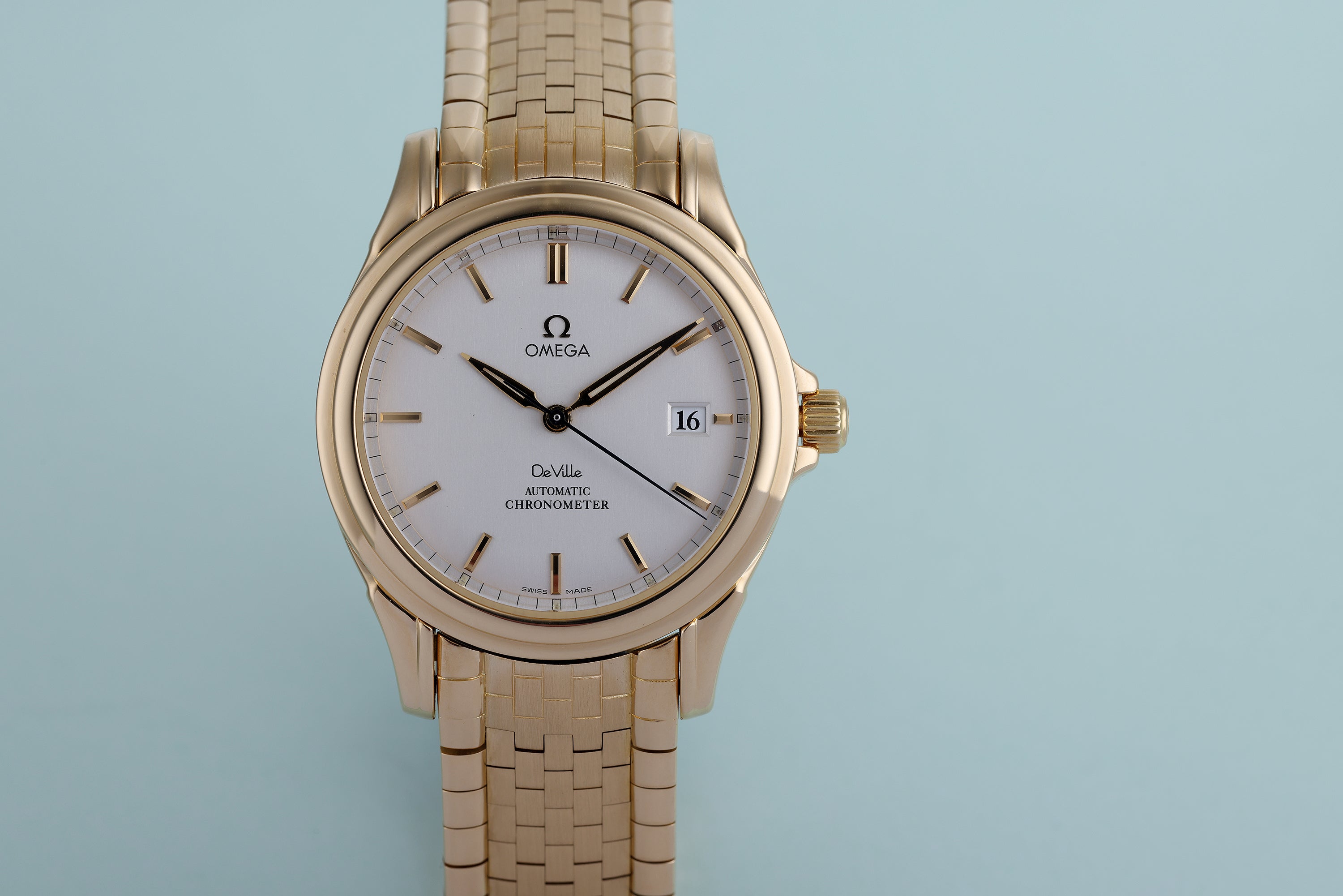 Omega De Ville Chronomètre Co-Axial | REF. 41313000 | 18k Yellow Gold | Box & Papers | 2002