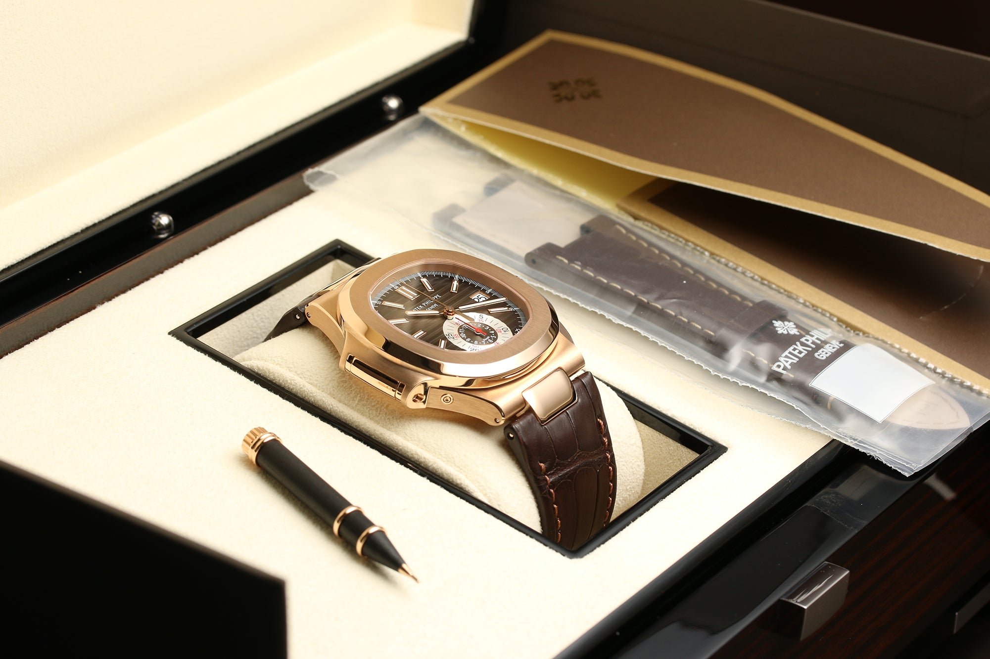 Patek Philippe 18K Rose Gold 5980 Second Hand Watch Collectors 9