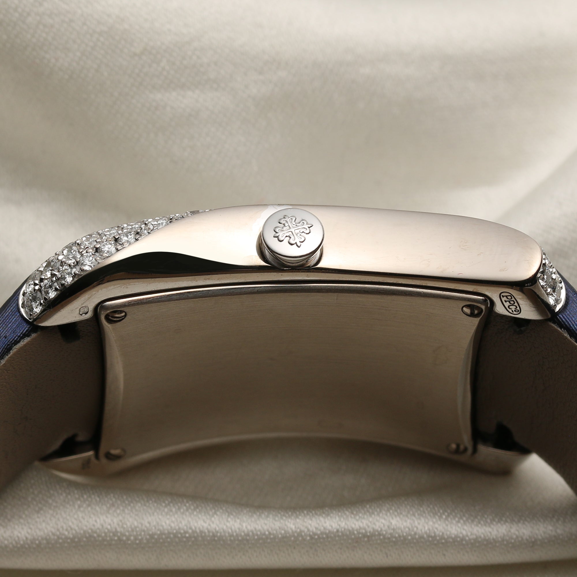 Patek Philippe 18K White Gold Diamond Second Hand Watch Collectors 5