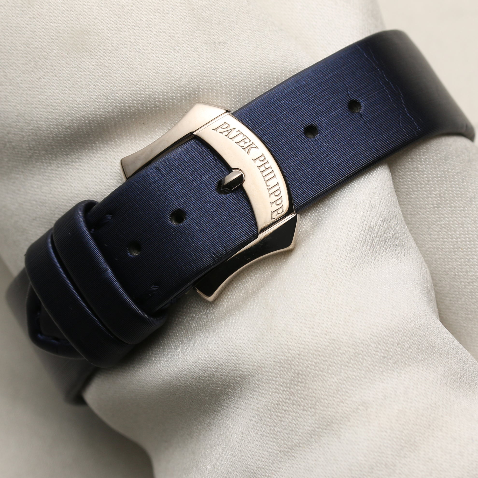 Patek Philippe 18K White Gold Diamond Second Hand Watch Collectors 6