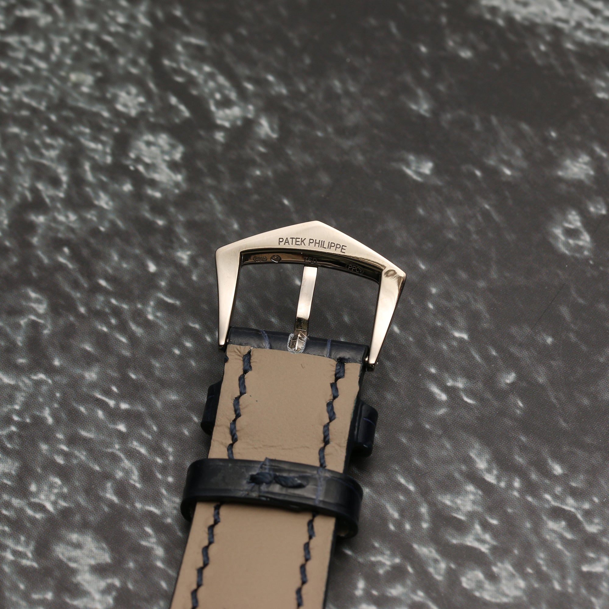 Patek Philippe 18K White Gold Gondolo Second Hand Watch Collectors 6