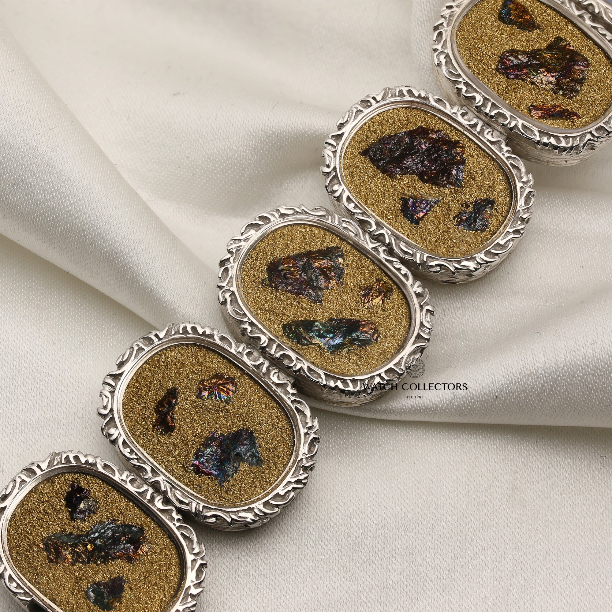 Patek Philippe 18K White Gold Opal Second Hand Watch Collectors 3