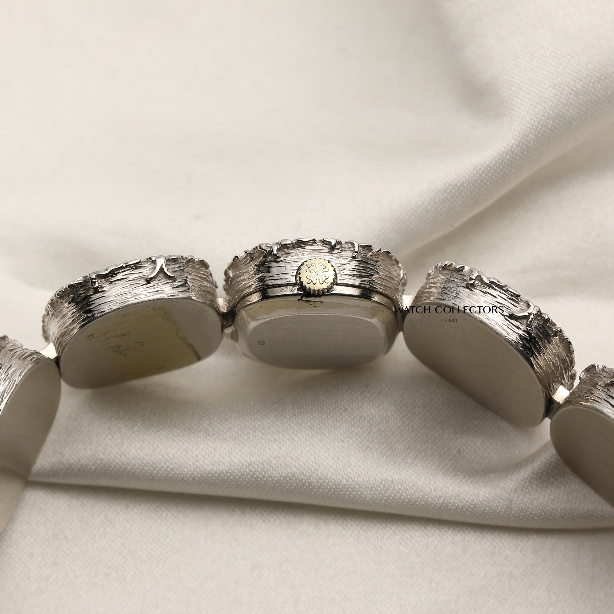 Patek Philippe 18K White Gold Opal Second Hand Watch Collectors 4