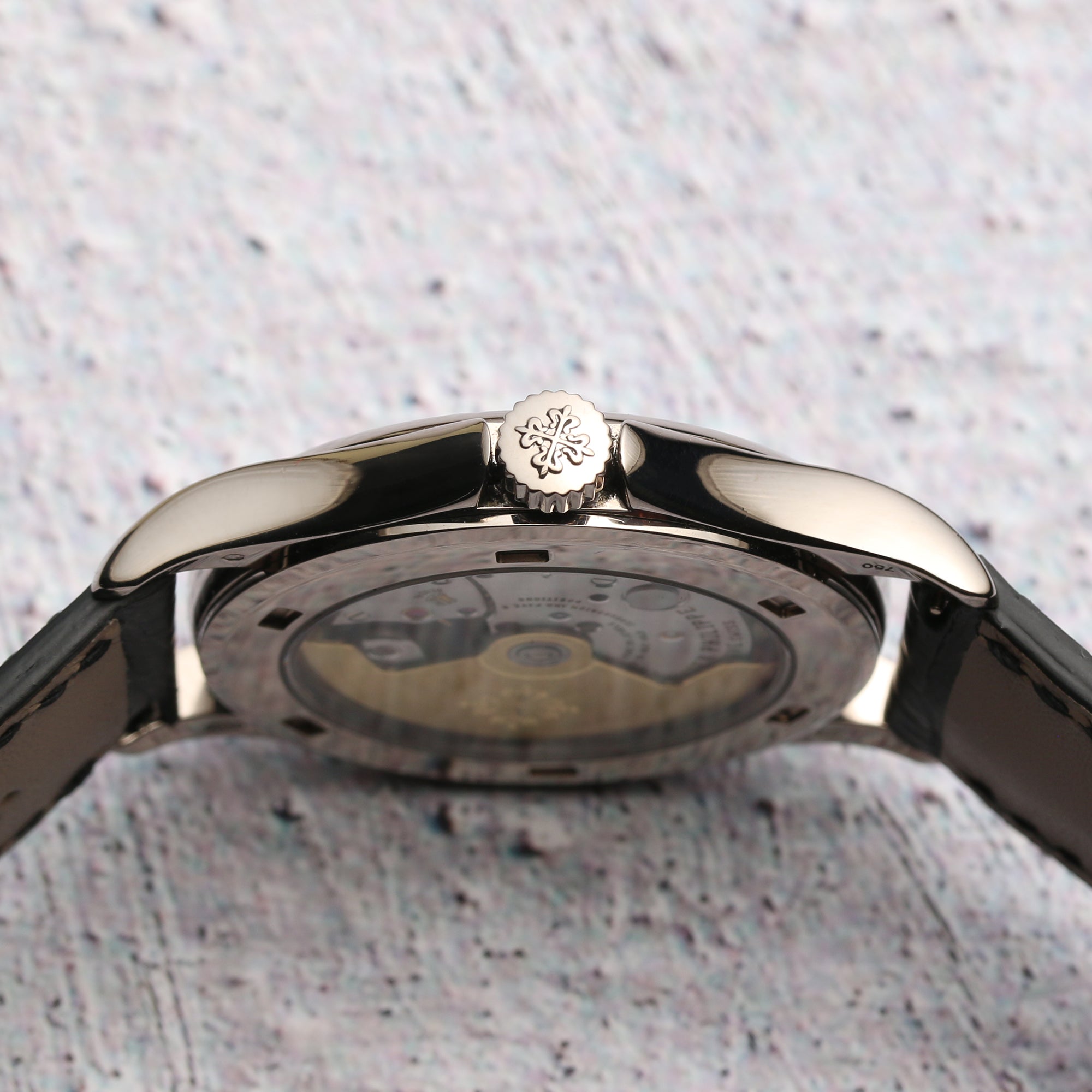 Patek Philippe 18K White Gold Second Hand Watch Collectors 4