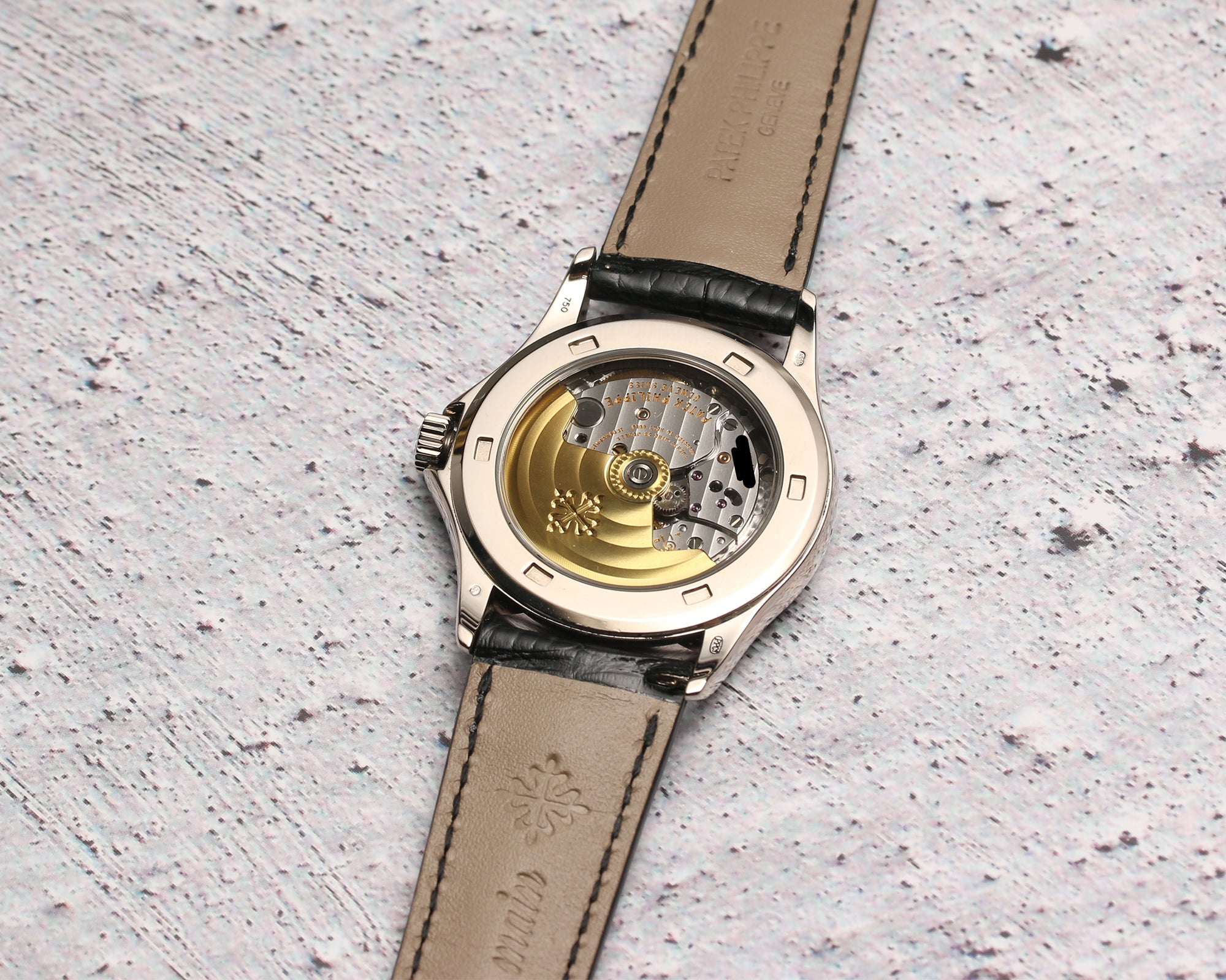 Patek Philippe 18K White Gold Second Hand Watch Collectors 5