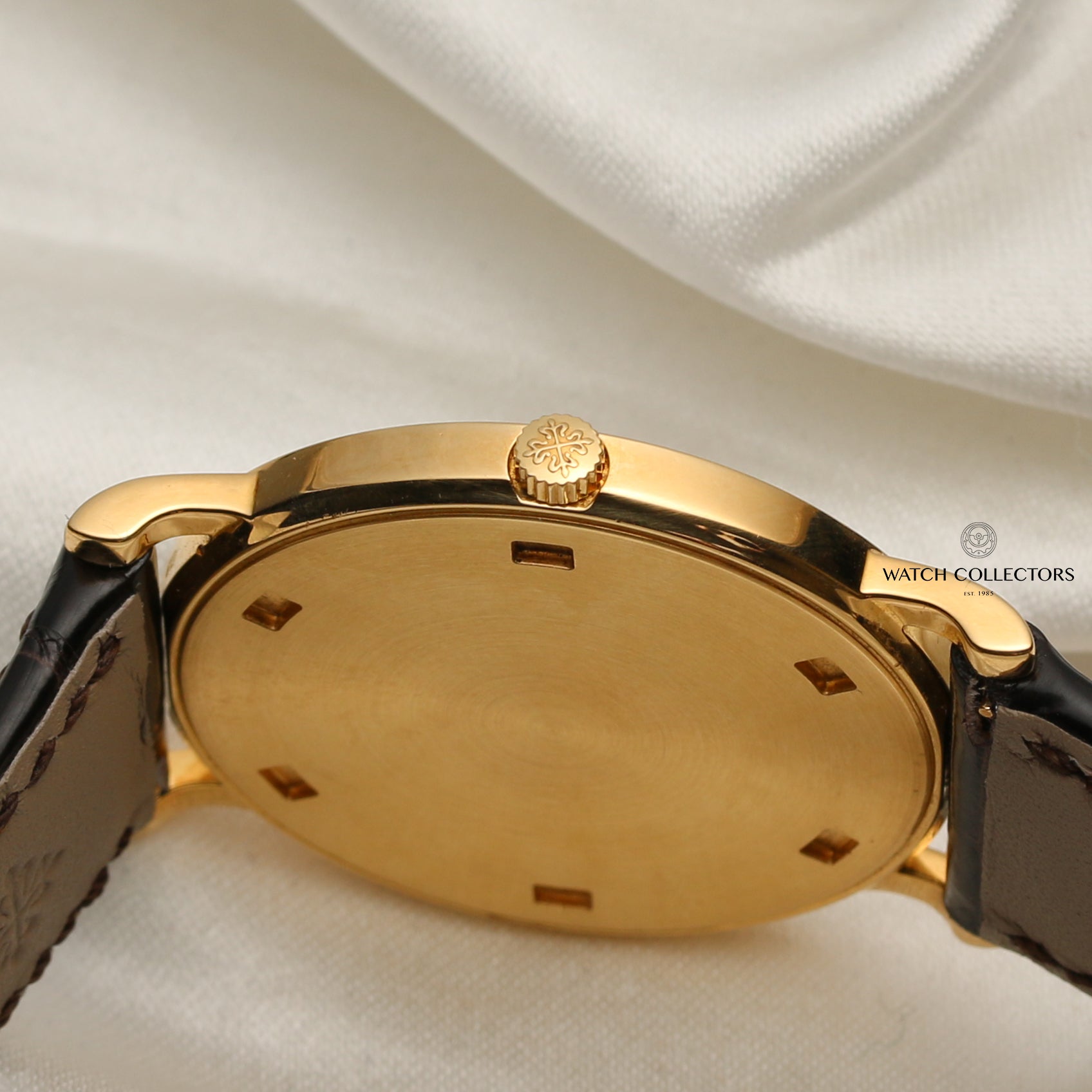 Patek Philippe 18K Yellow Gold Calatrava Second Hand Watch Collectors 5