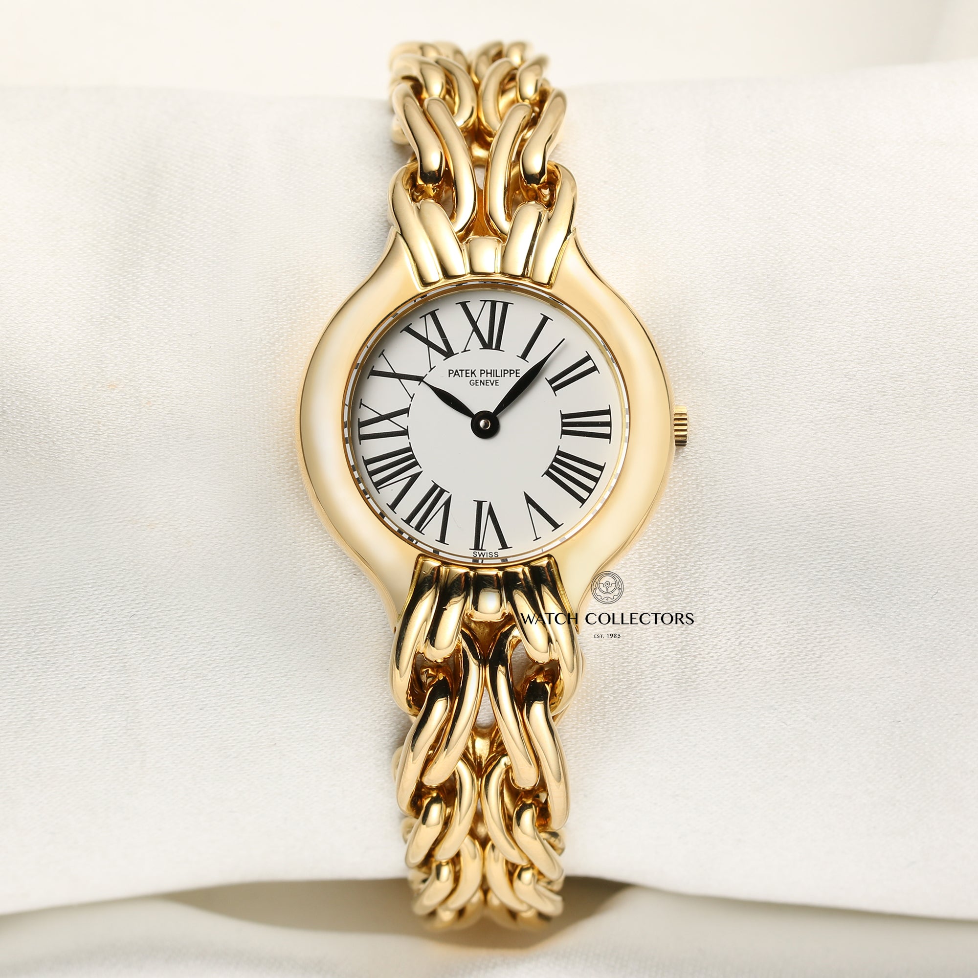 Patek Philippe 18K Yellow Gold Second Hand Watch Collectors 1