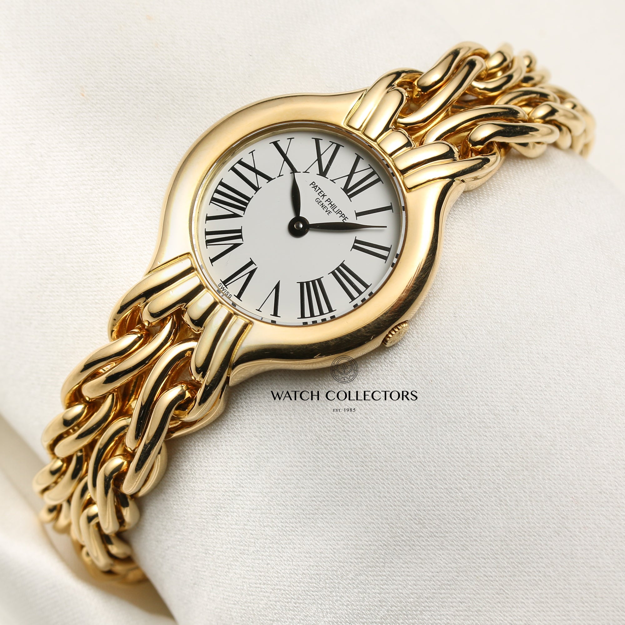 Patek Philippe 18K Yellow Gold Second Hand Watch Collectors 3
