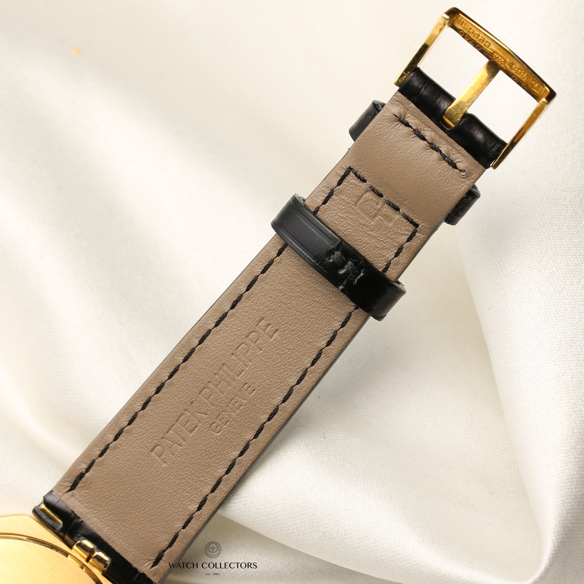 Patek Philippe 18K Yellow Gold Second Hand Watch Collectors 6