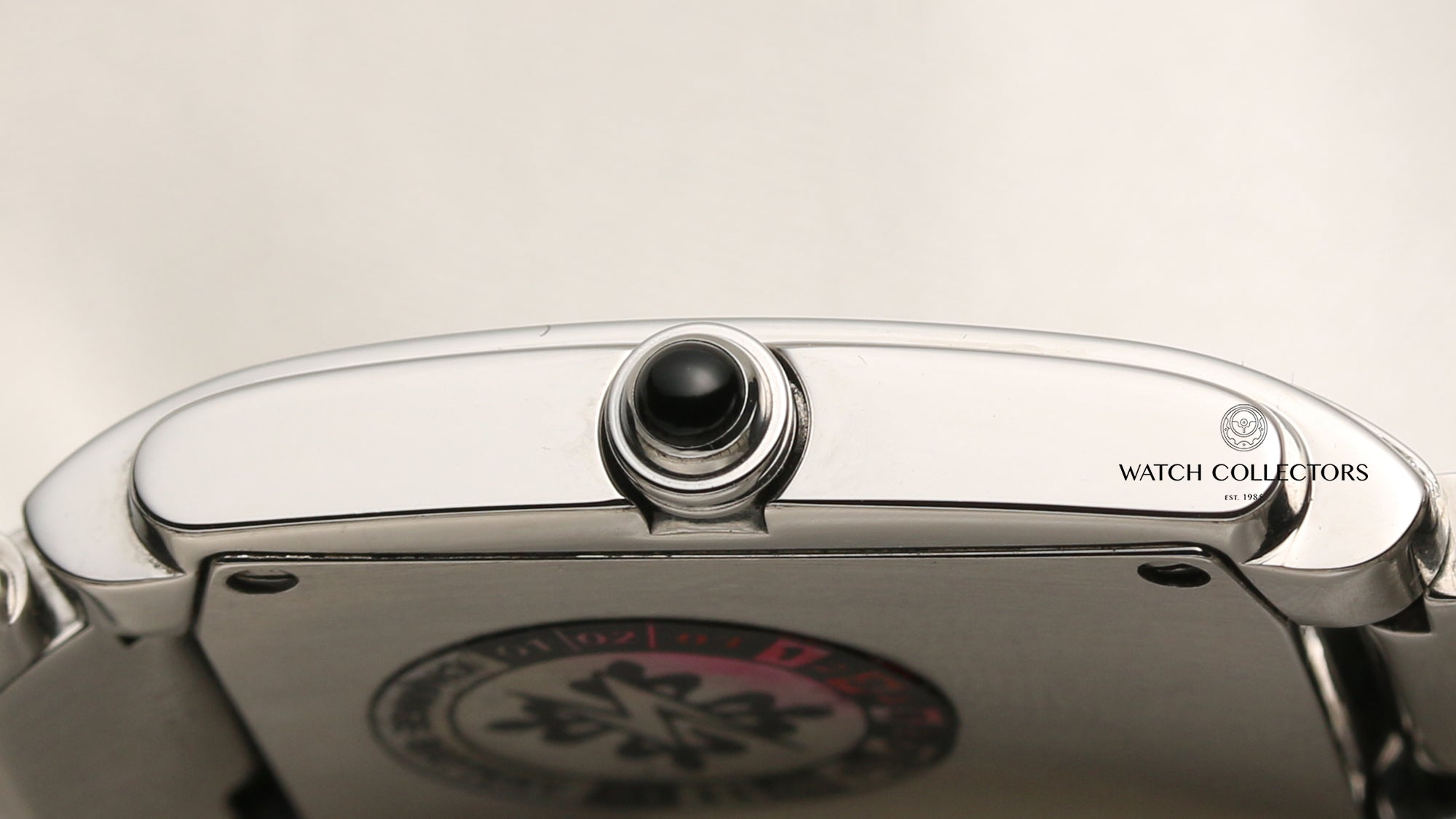 Patek Philippe 24 Stainless Steel Diamond Second Hand Watch Collectors 6