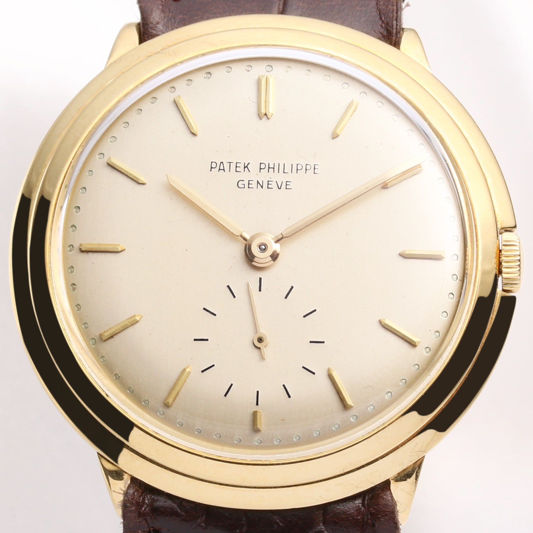 Patek Philippe 2501-1 18K Yellow Gold Second Hand Watch Collectors 2