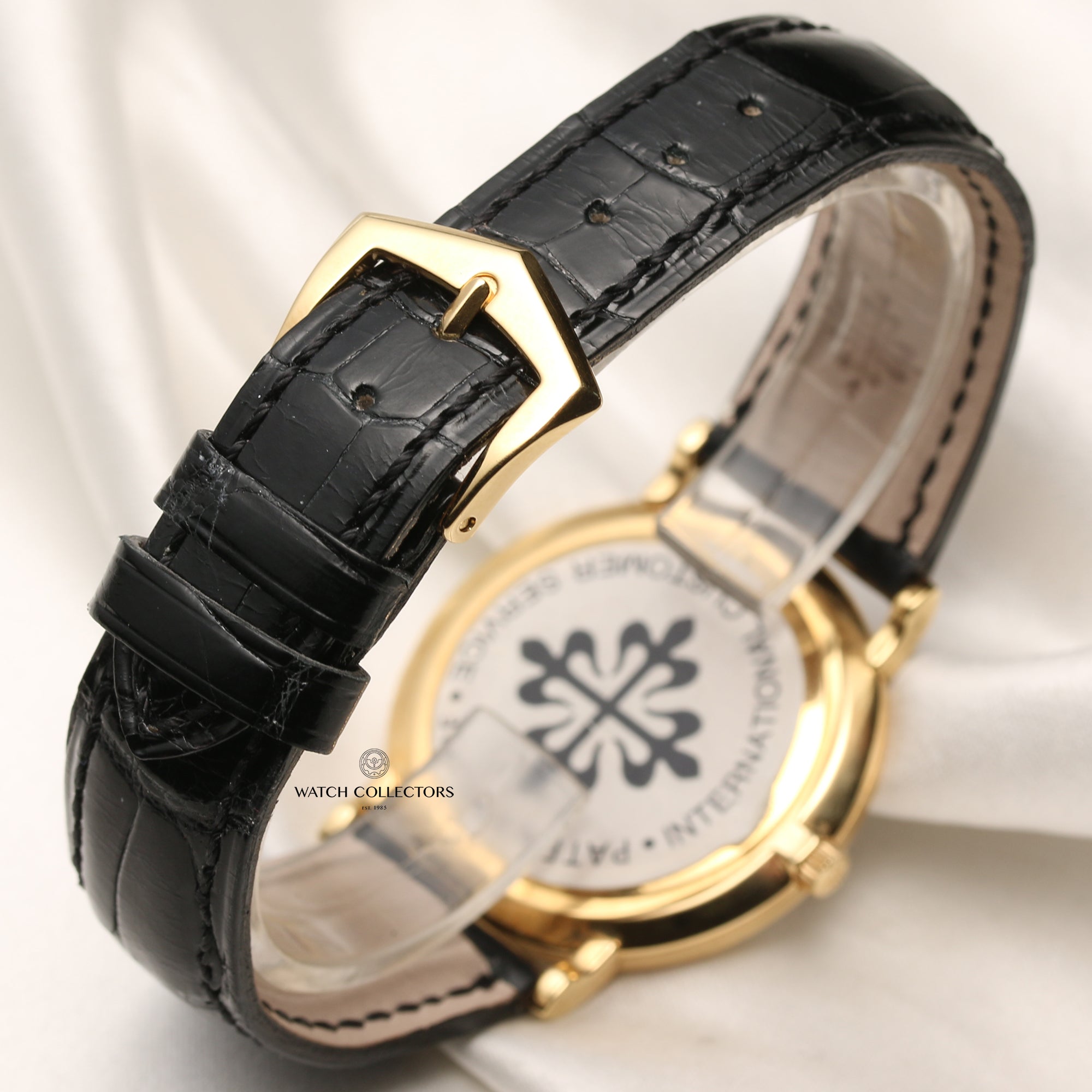 Patek Philippe 3919 18K Yellow Gold Second Hand Watch Collectors 5