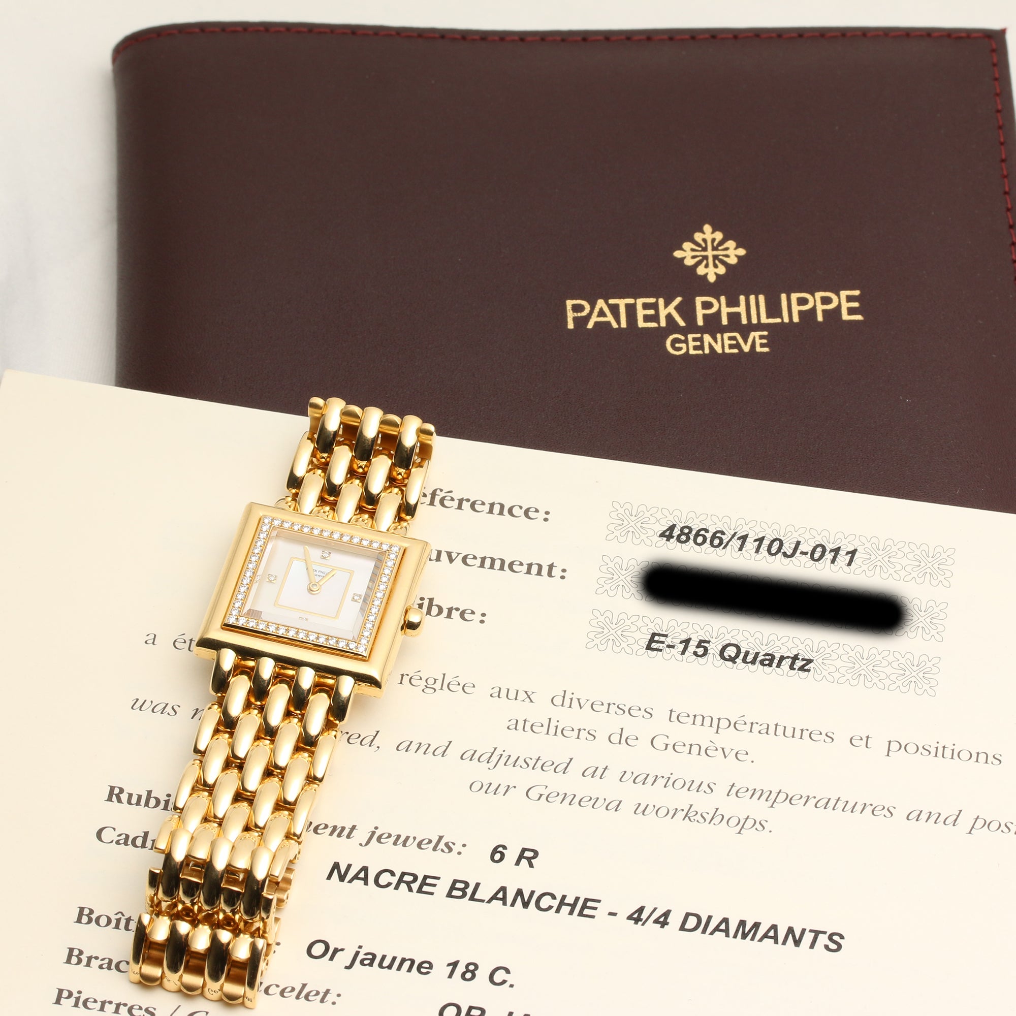 Patek Philippe 4866 18K Yellow Gold Second Hand Watch Collectors 8