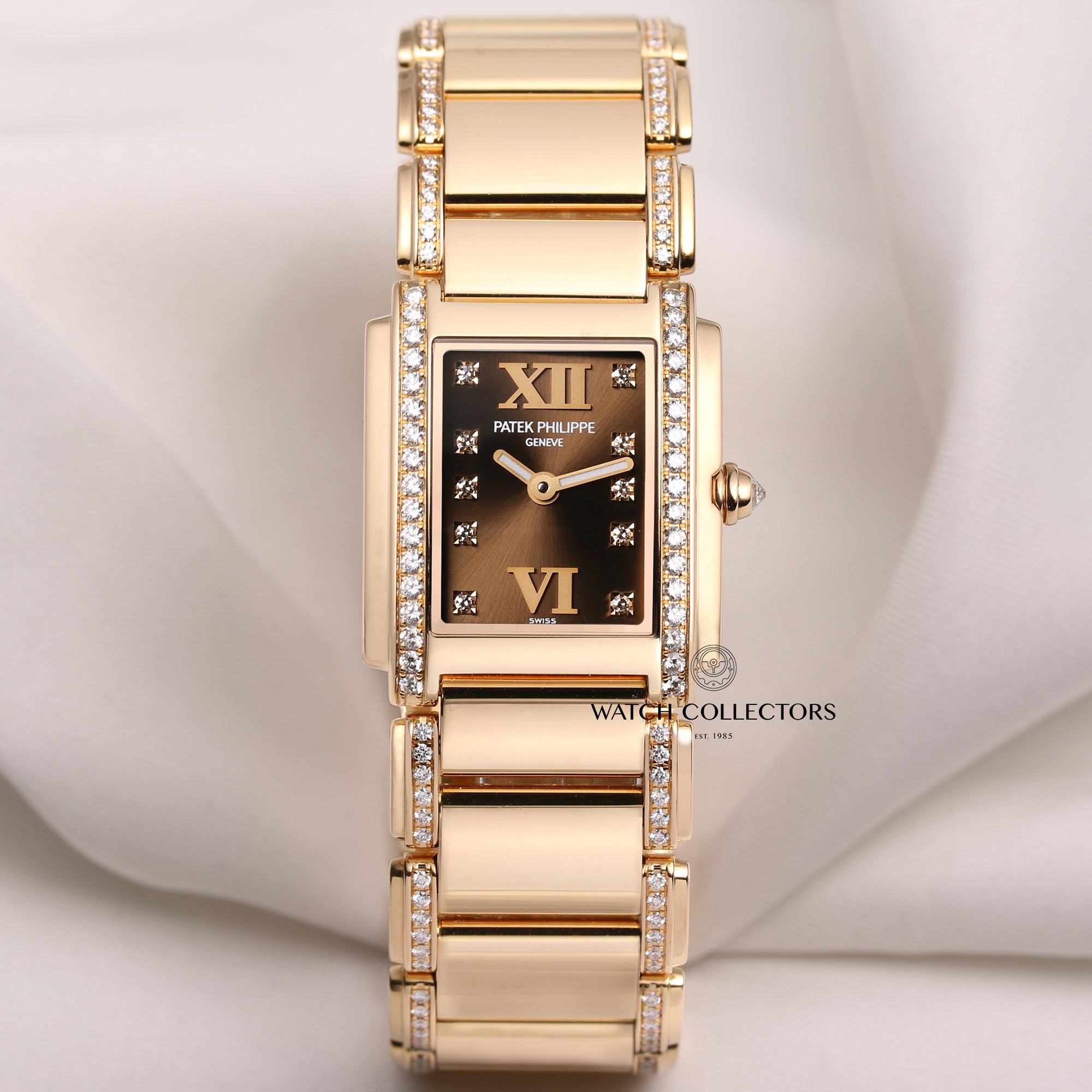 Patek philippe twenty 4 rose outlet gold