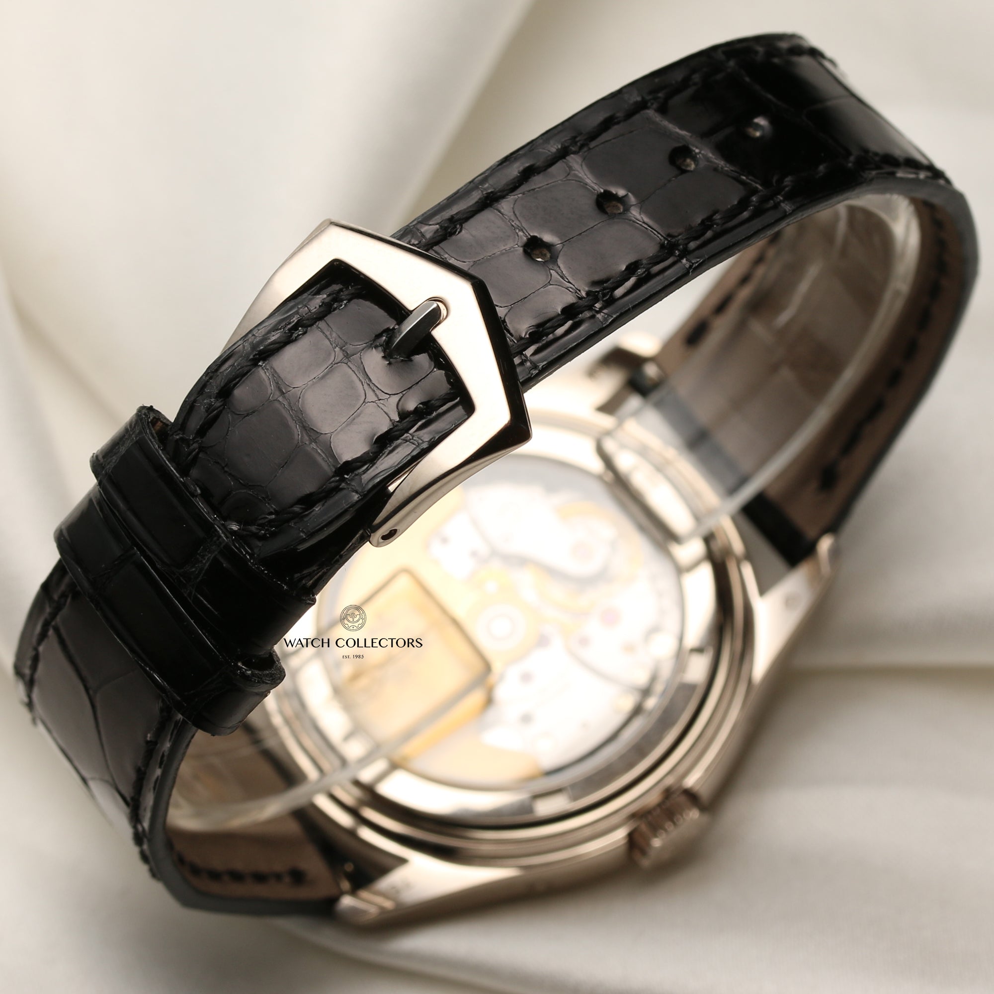 Patek Philippe 5035 Annual Calendar 18K White Gold Second Hand Watch Collectors 6