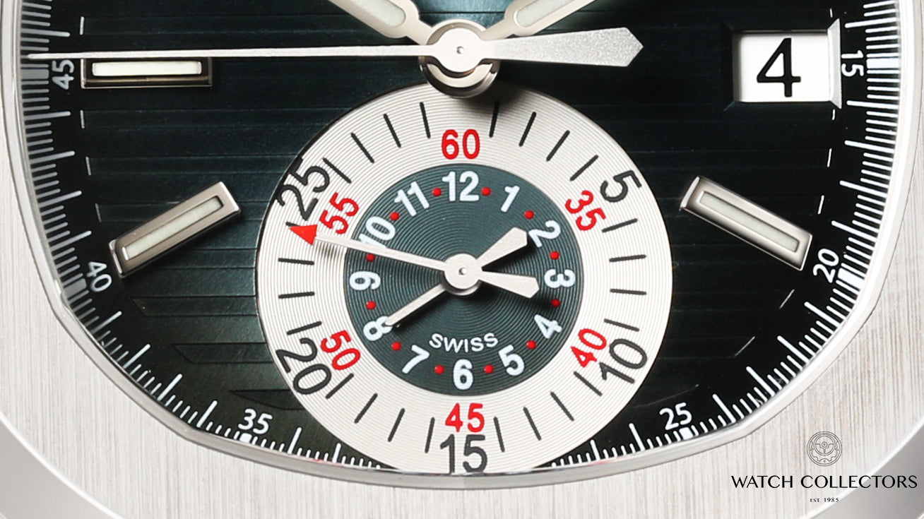 Patek Philippe 5980 1A-001 Chronograph Stainless Steel Second Hand Watch Collectors 3