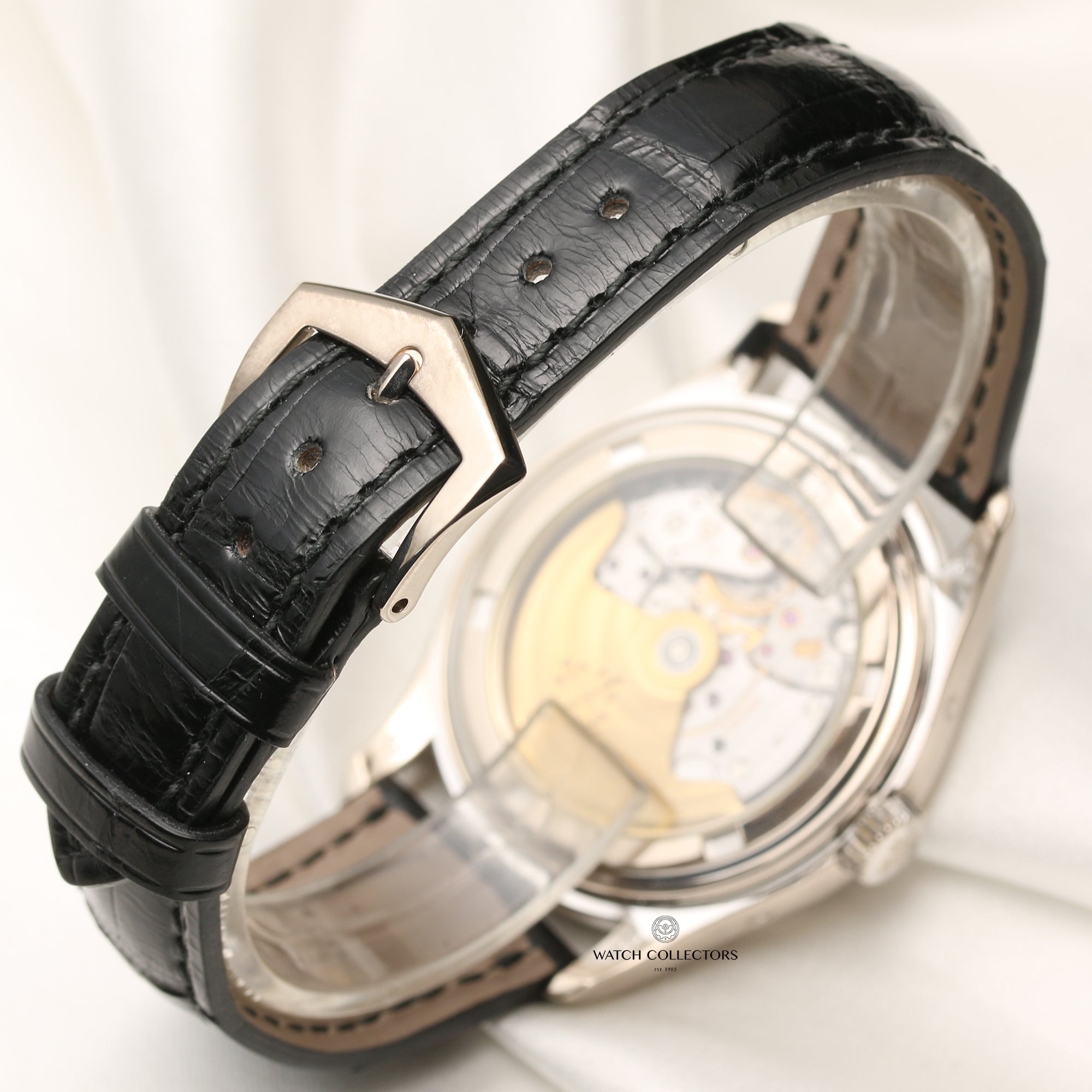 Patek Philippe Annual Calendar 18K White Gold Second Hand Watch Collectors 7