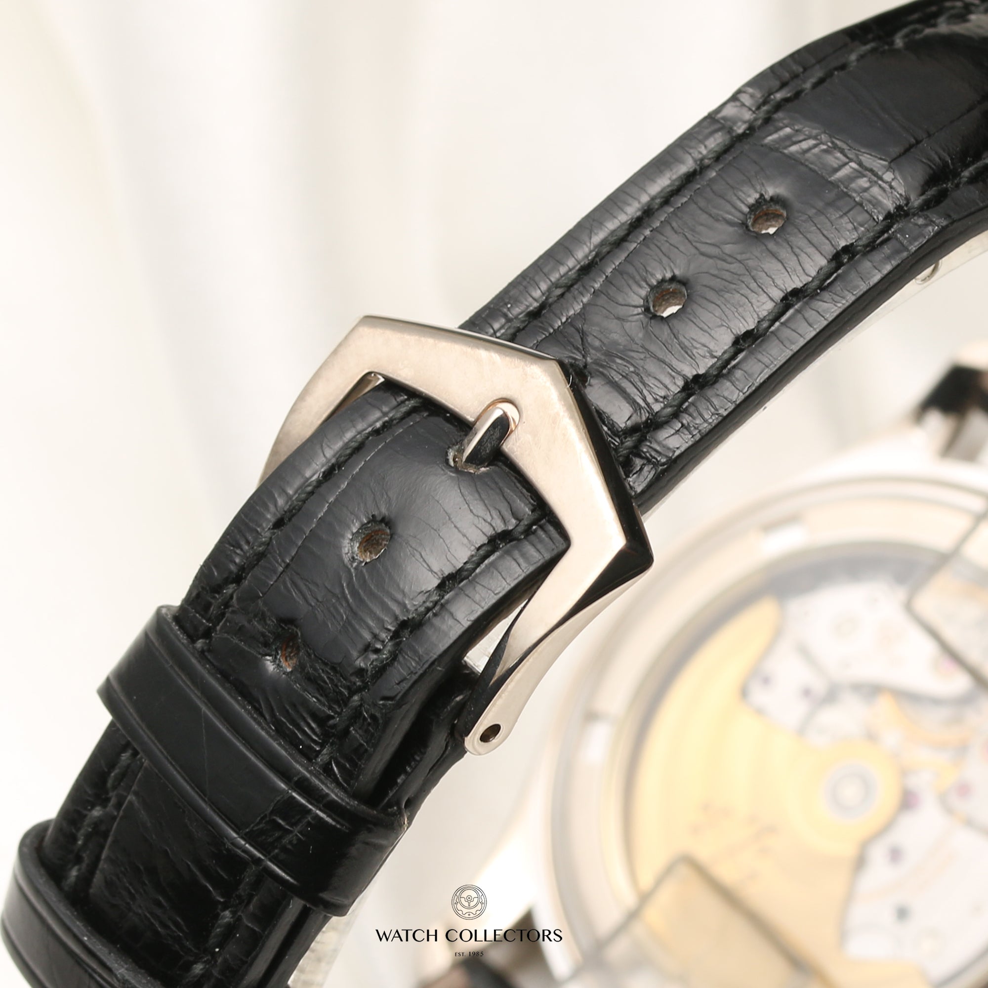 Patek Philippe Annual Calendar 18K White Gold Second Hand Watch Collectors 9