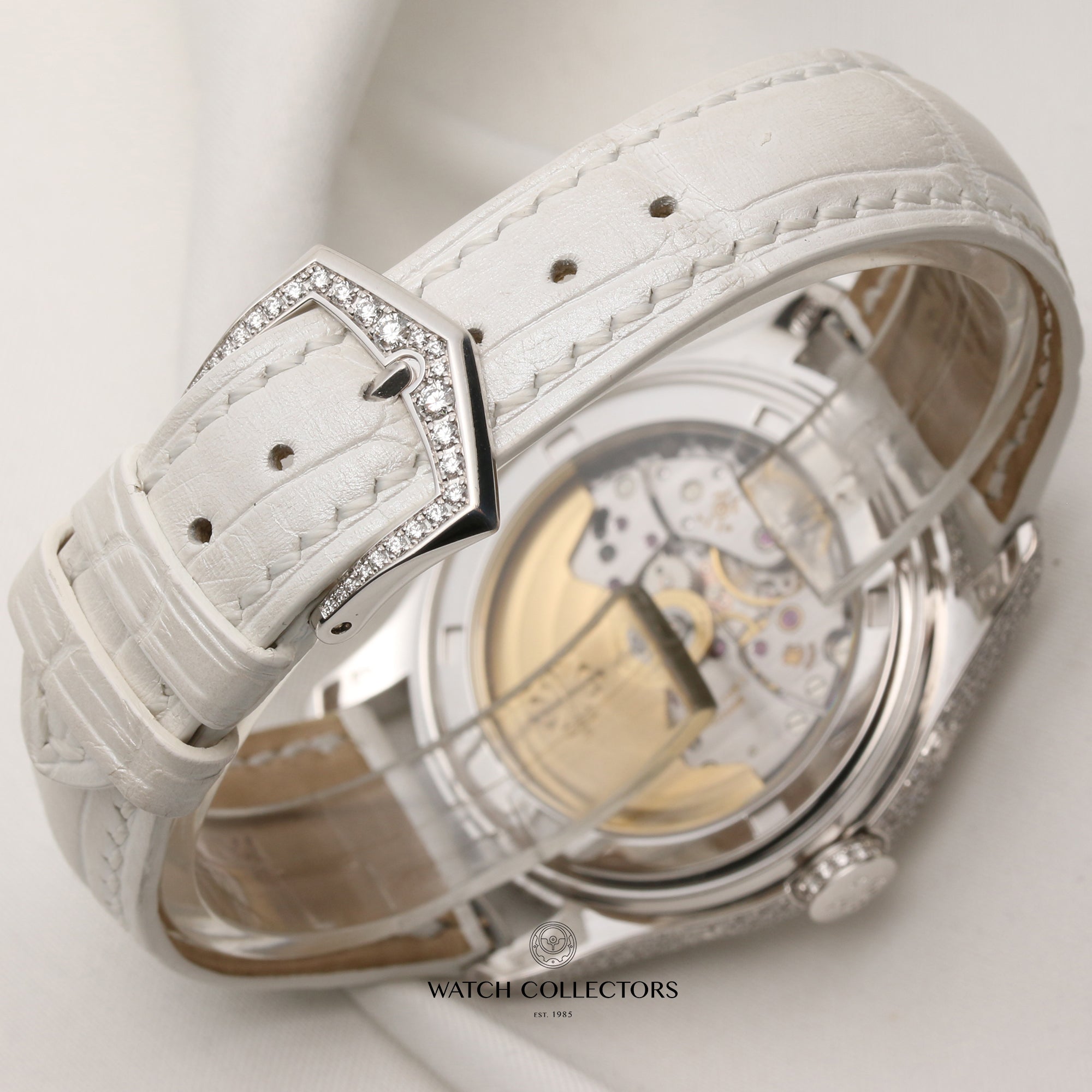 Patek-Philippe-Annual-Calendar-4937G-18K-White-Gold-Mother-of-Pearl-Dial-Factory-Diamond-Bezel-Case-Second-Hand-Watch-Collectors-7