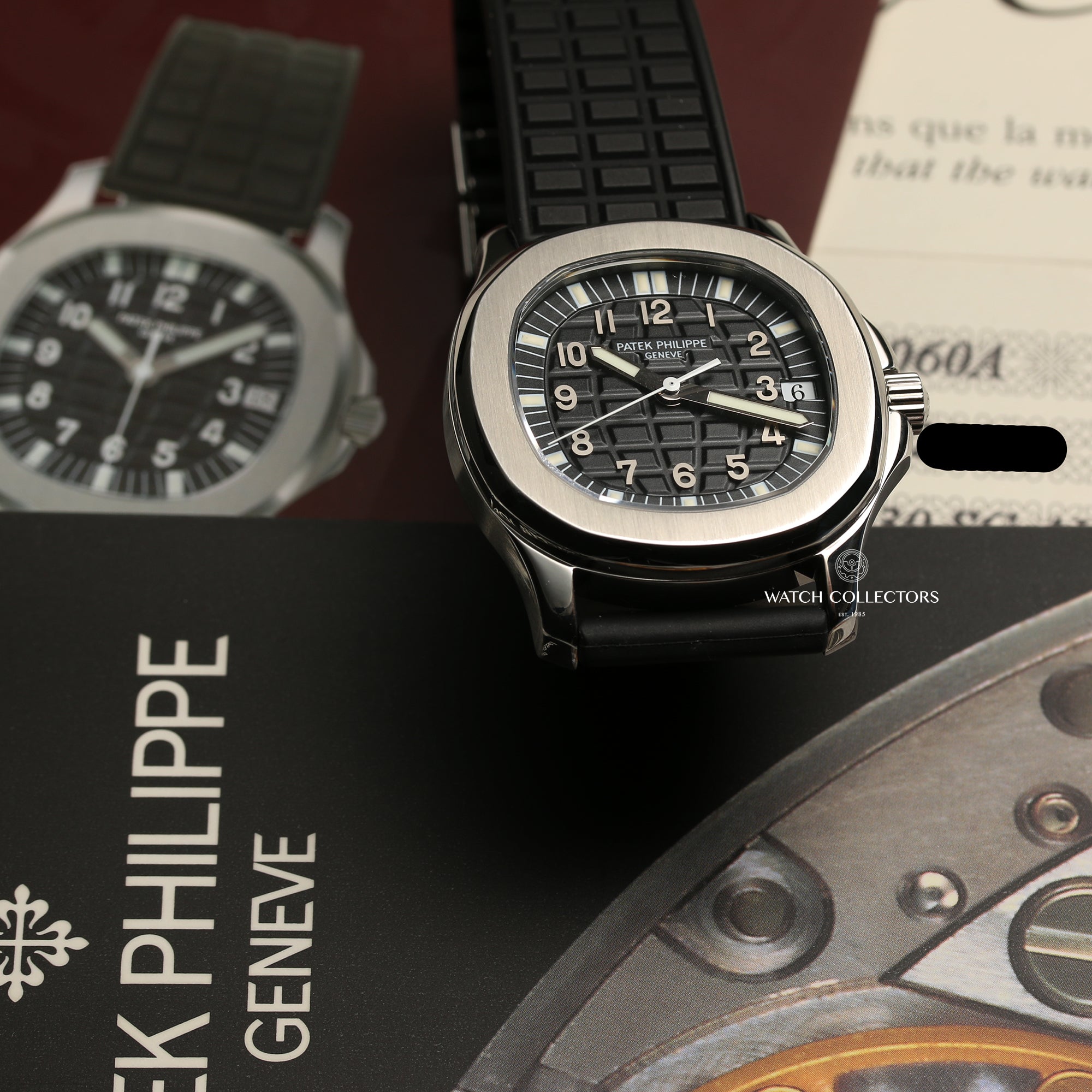 Patek Philippe Aquanaut 5060A Stainless Steel Second Hand Watch Collectors 9