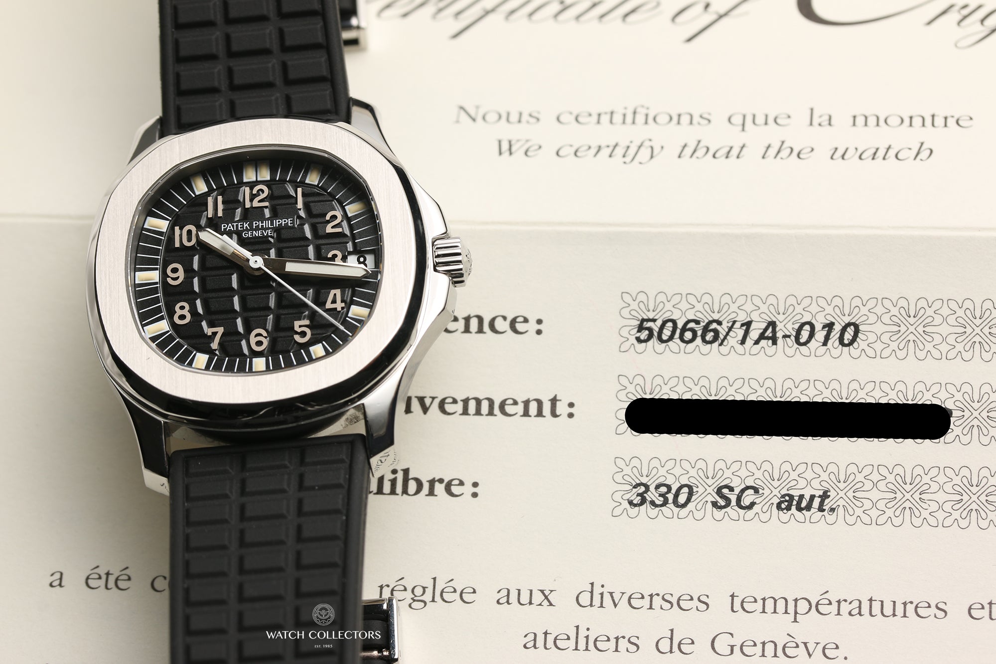 Patek Philippe Aquanaut 5066 1A-010 Stainless Steel Second Hand Watch Collectors 10