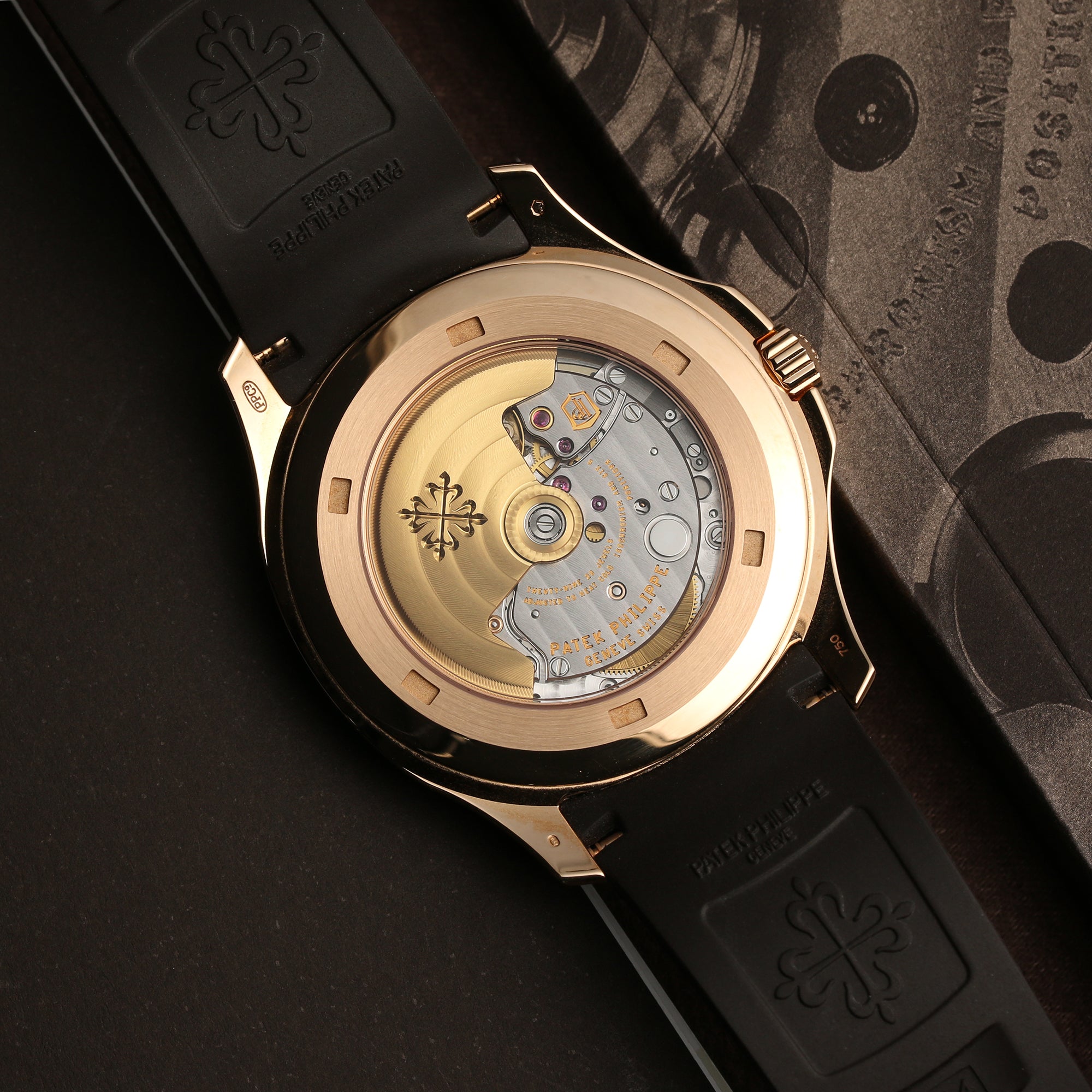 Patek Philippe Aquanaut 5167R 18K Rose Gold Chocolate Dial Second Hand Watch Collectors 7