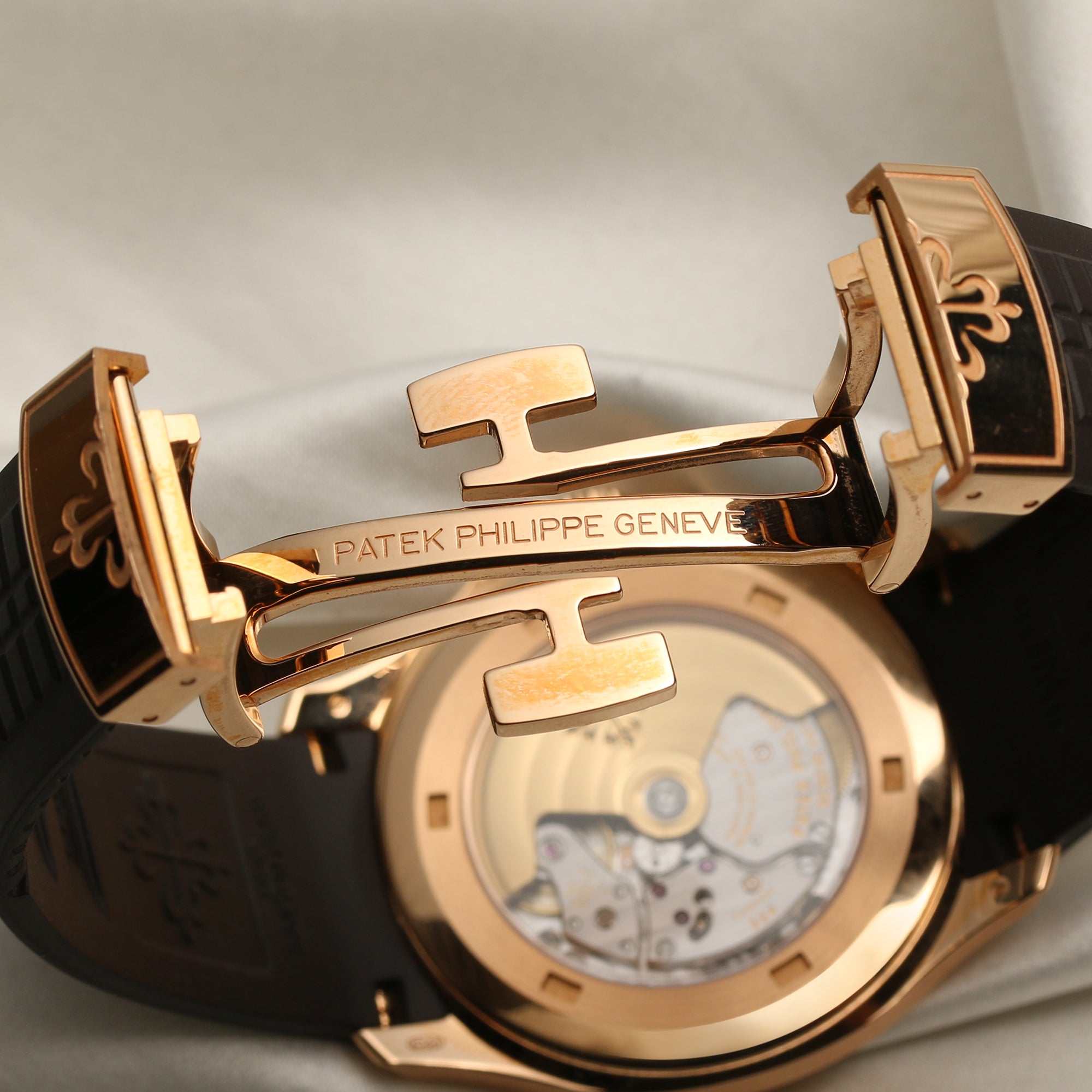 Patek Philippe Aquanaut 5167R 18K Rose Gold Chocolate Dial Second Hand Watch Collectors 8