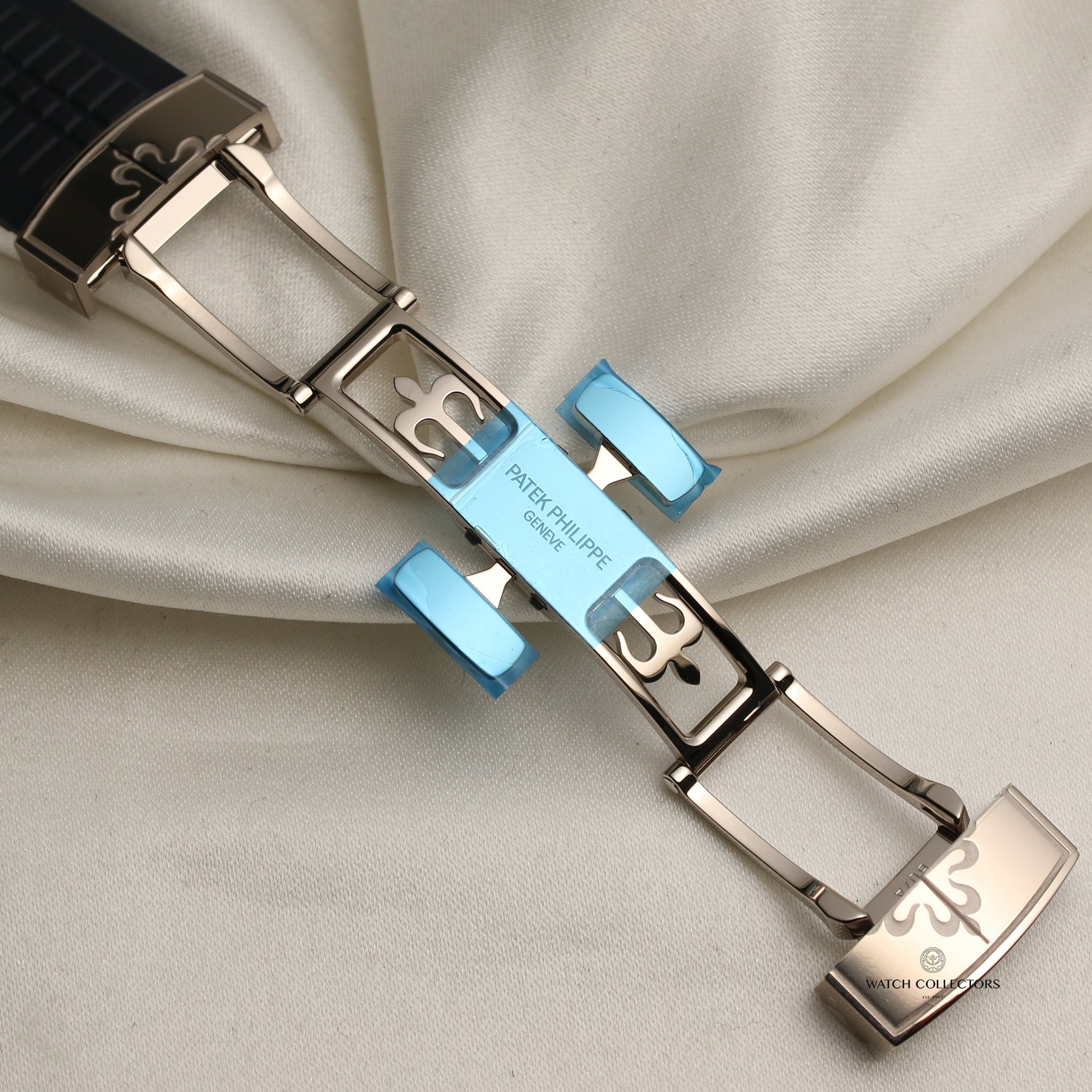 Patek Philippe Aquanaut 5168G 18K White Gold Second Hand Watch Collectors 5