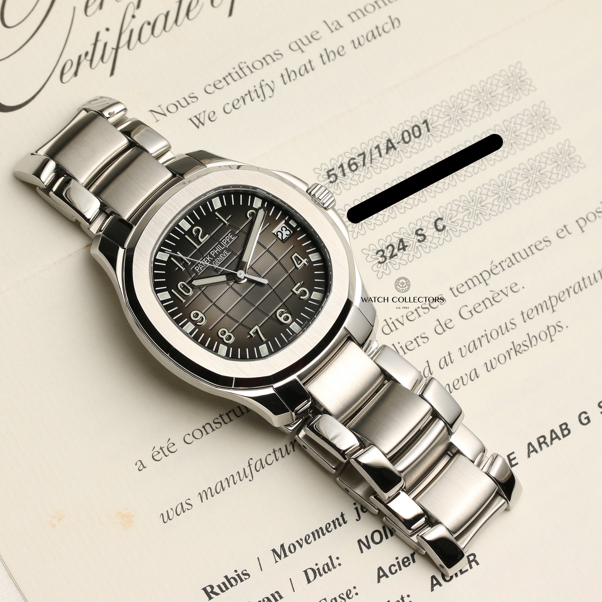 Patek Philippe Aquanaut Stainless Steel Second Hand Watch Collectors 11