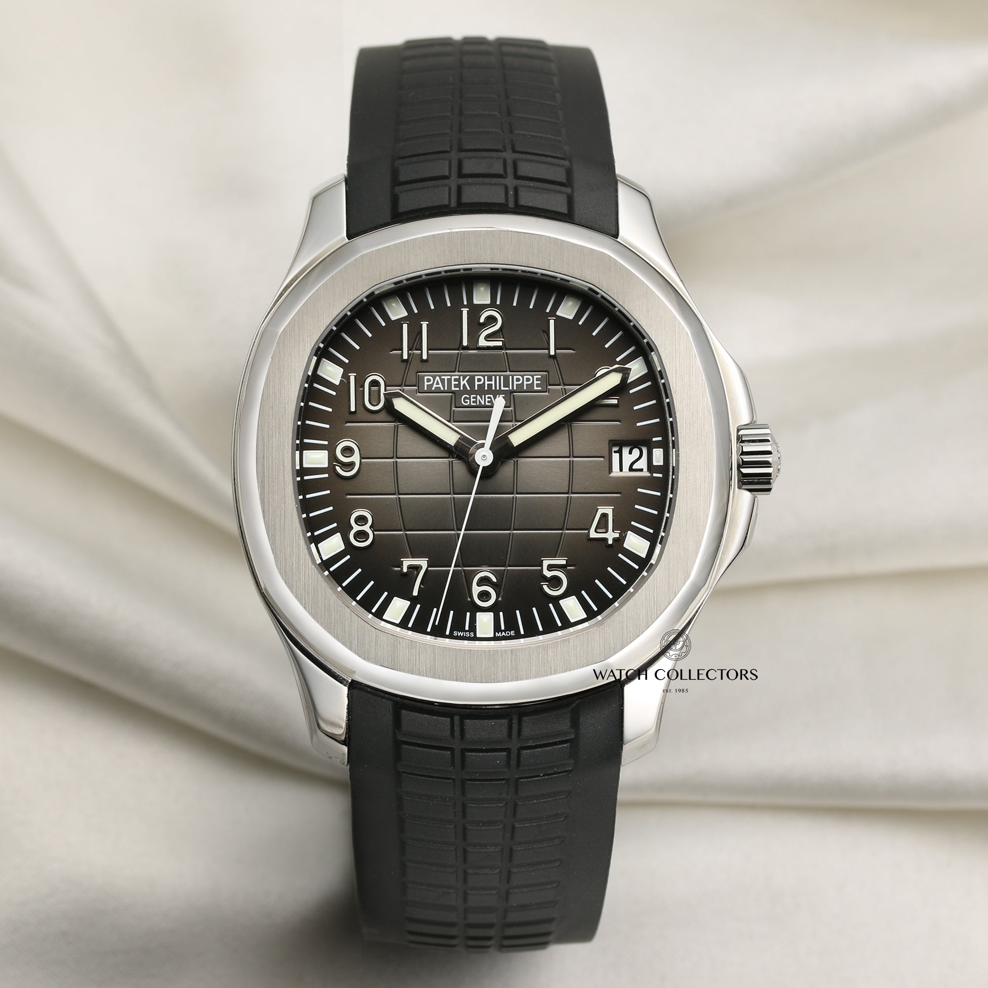 Patek Philippe Aquanaut Stainless Steel Second Hand Watch Collectors 1