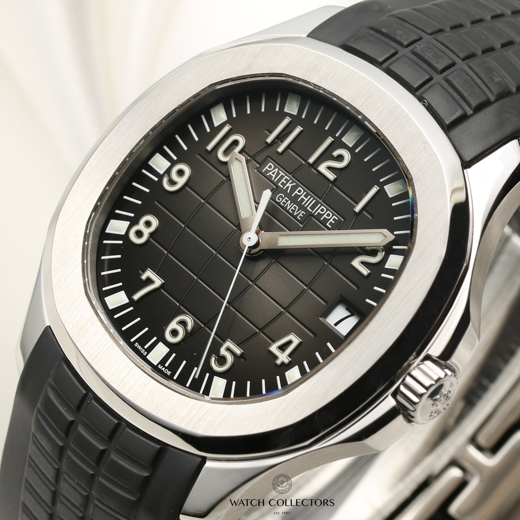 Patek Philippe Aquanaut Stainless Steel Second Hand Watch Collectors 4