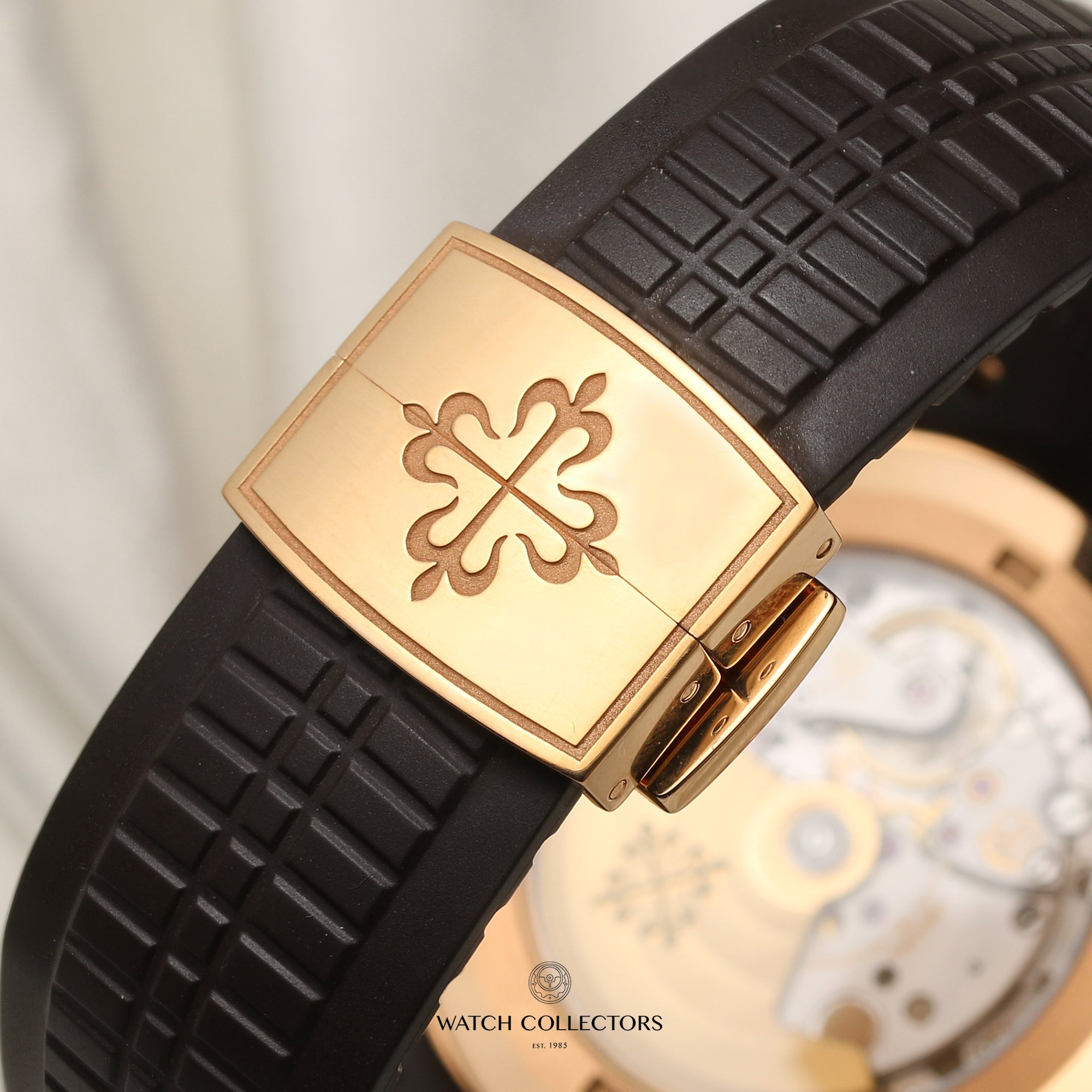 Patek Philippe Aquanaut Travel Time 5164R-001 18K Rose Gold Chocolate Dial Second Hand Watch Collectors 9