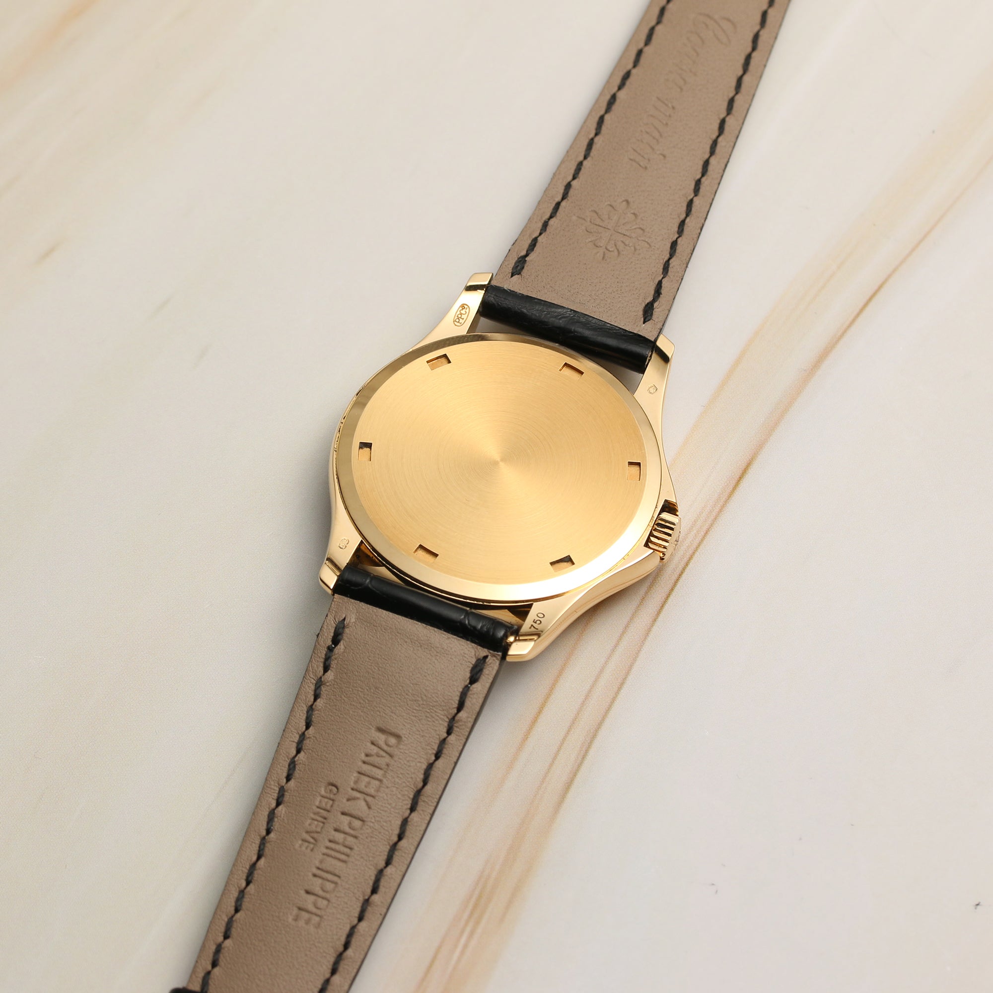 Patek Philippe Calatrava 18K Yellow Gold Second Hand Watch Collectors 5