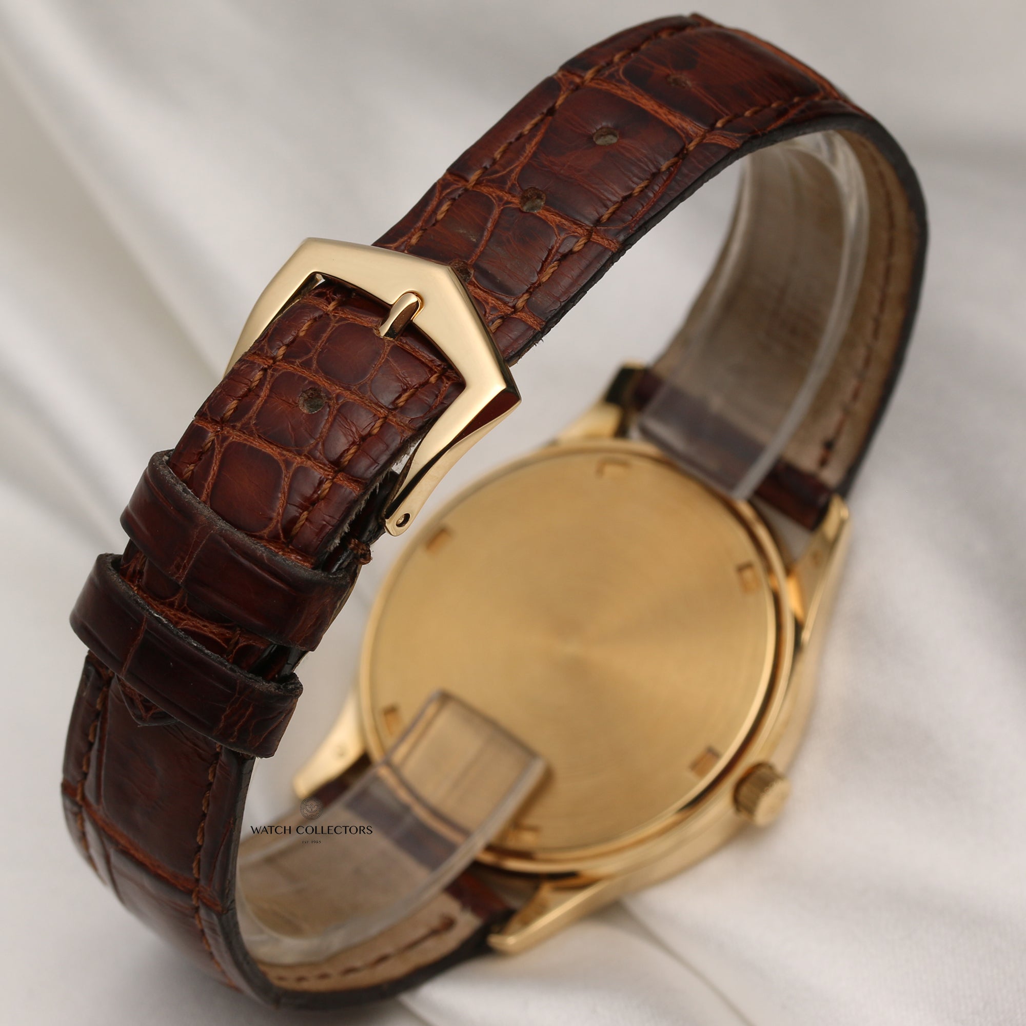 Patek Philippe Calatrava 18K Yellow Gold Second Hand Watch Collectors 7
