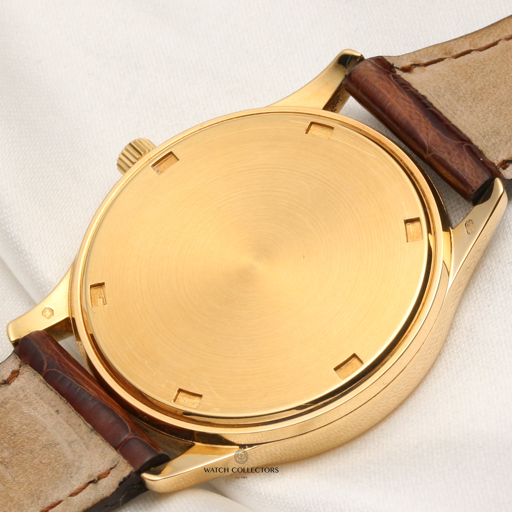 Patek Philippe Calatrava 18K Yellow Gold Second Hand Watch Collectors 8