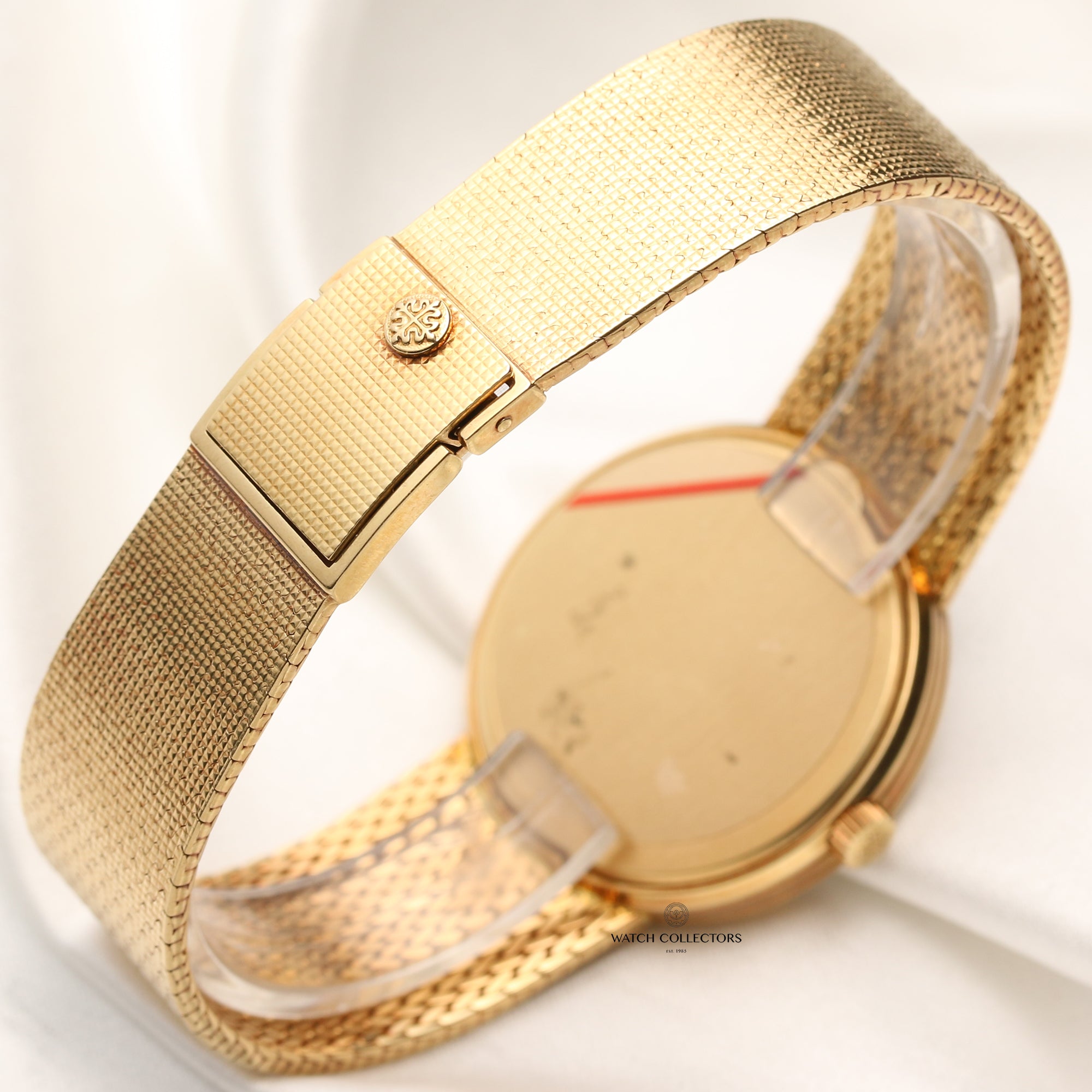 Patek Philippe Calatrava 3802 18K Yellow Gold Second Hand Watch Collectors 5