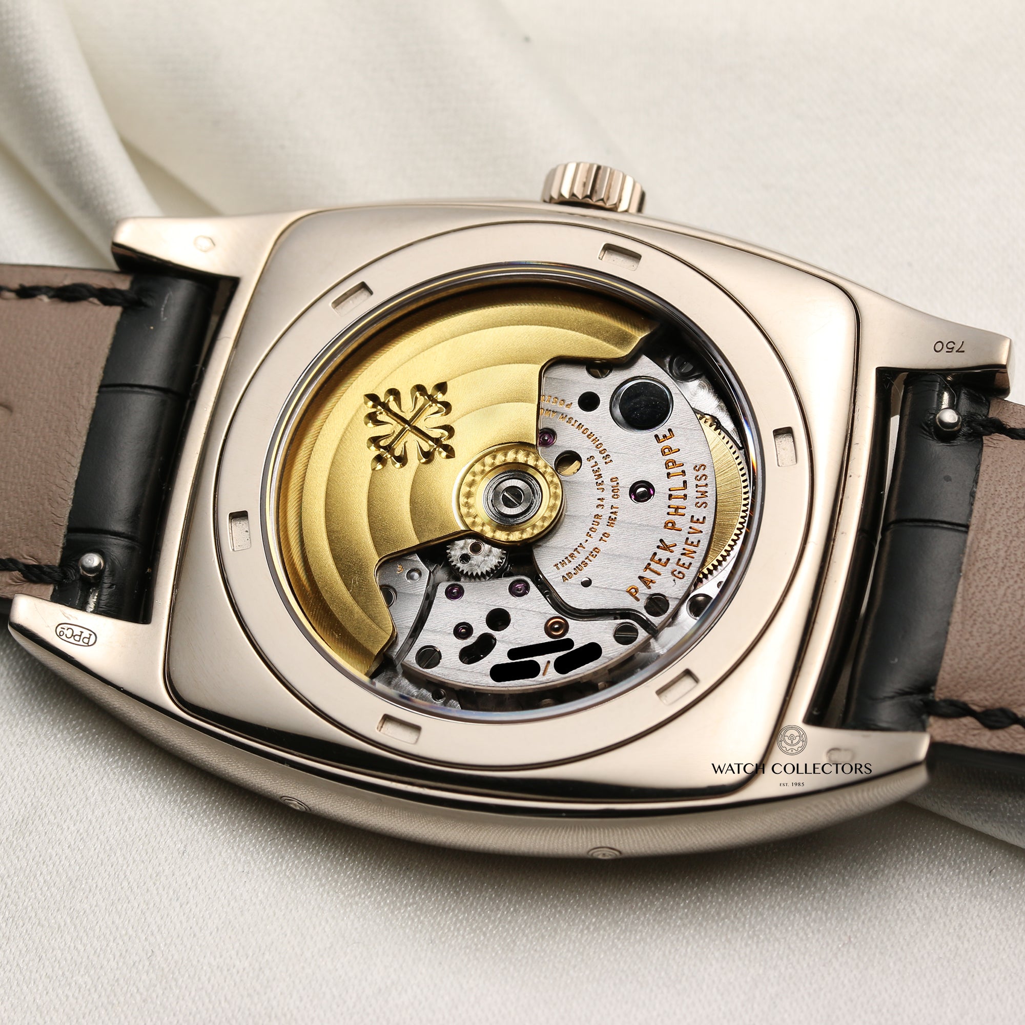 Patek Philippe Calendario 18K White Gold Second Hand Watch Collectors 8