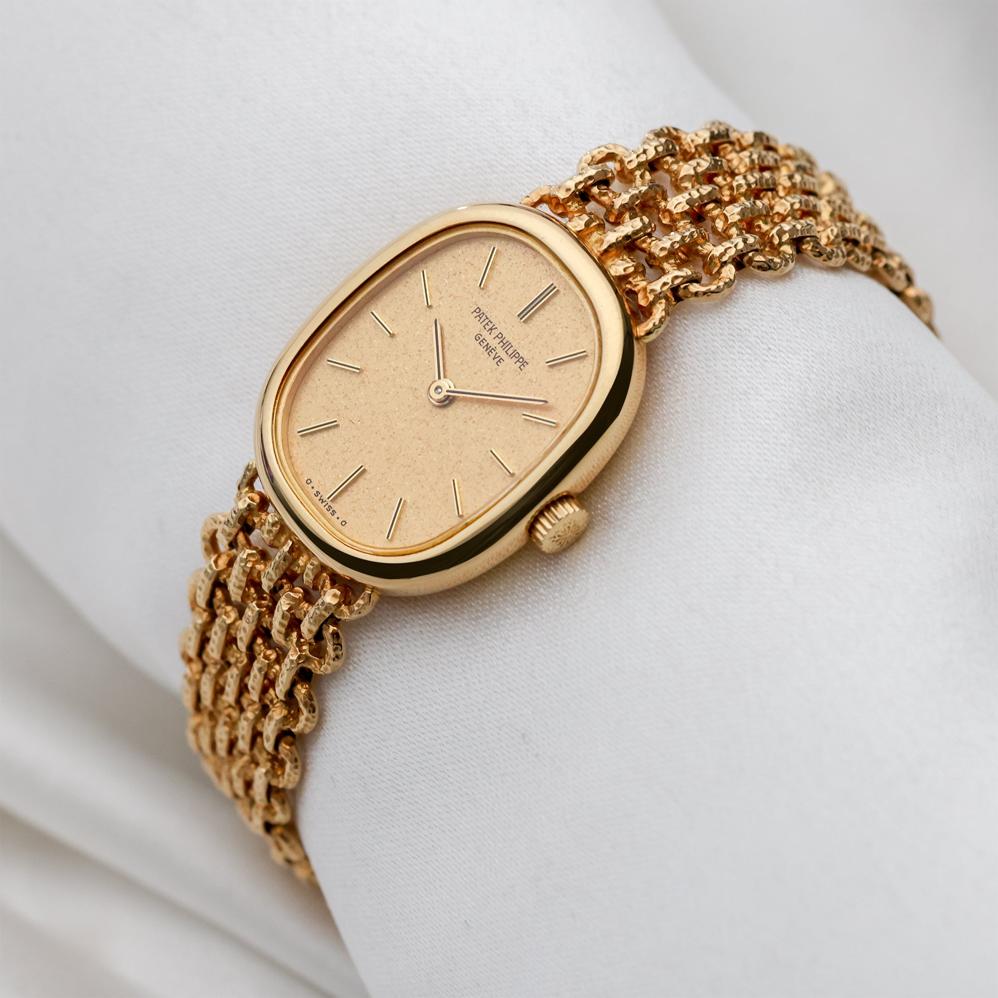 Patek Philippe Elipse 18K Yellow Gold Second Hand Watch Collectors 3